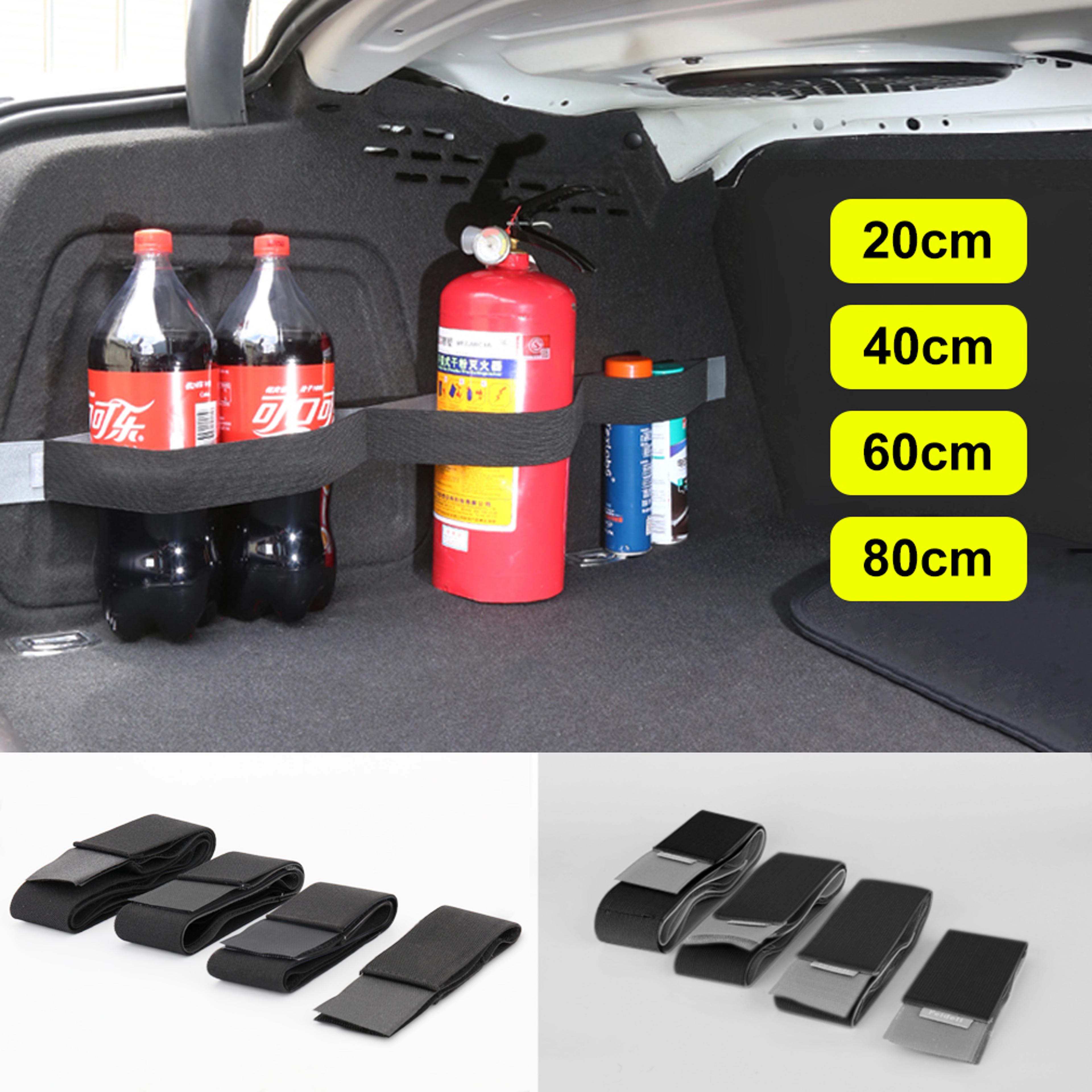 universal car trunk organizer fixing strap belt for secure cargo storage and clutter free car trunk