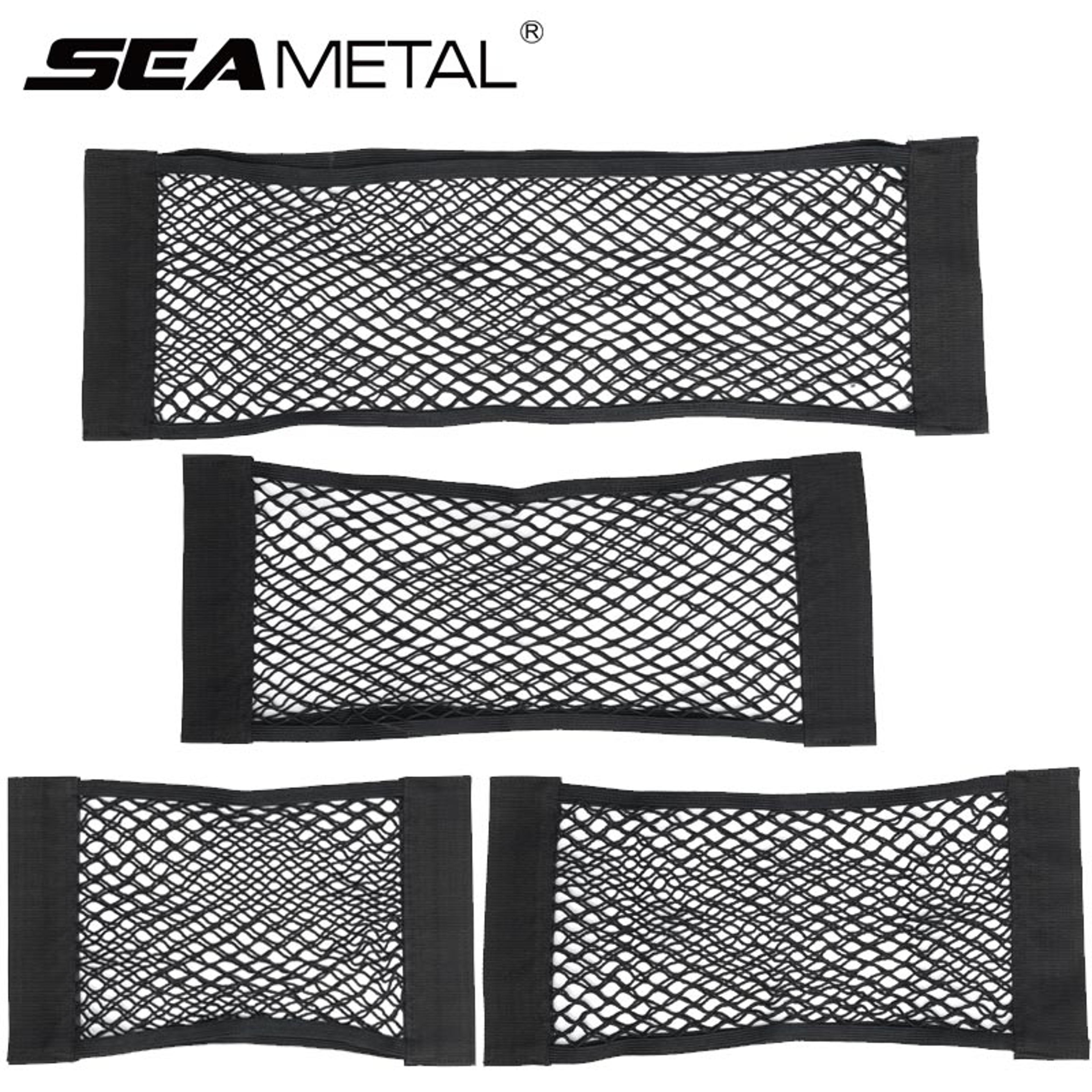car trunk storage bag nylon mesh net organizer for suv and sedan