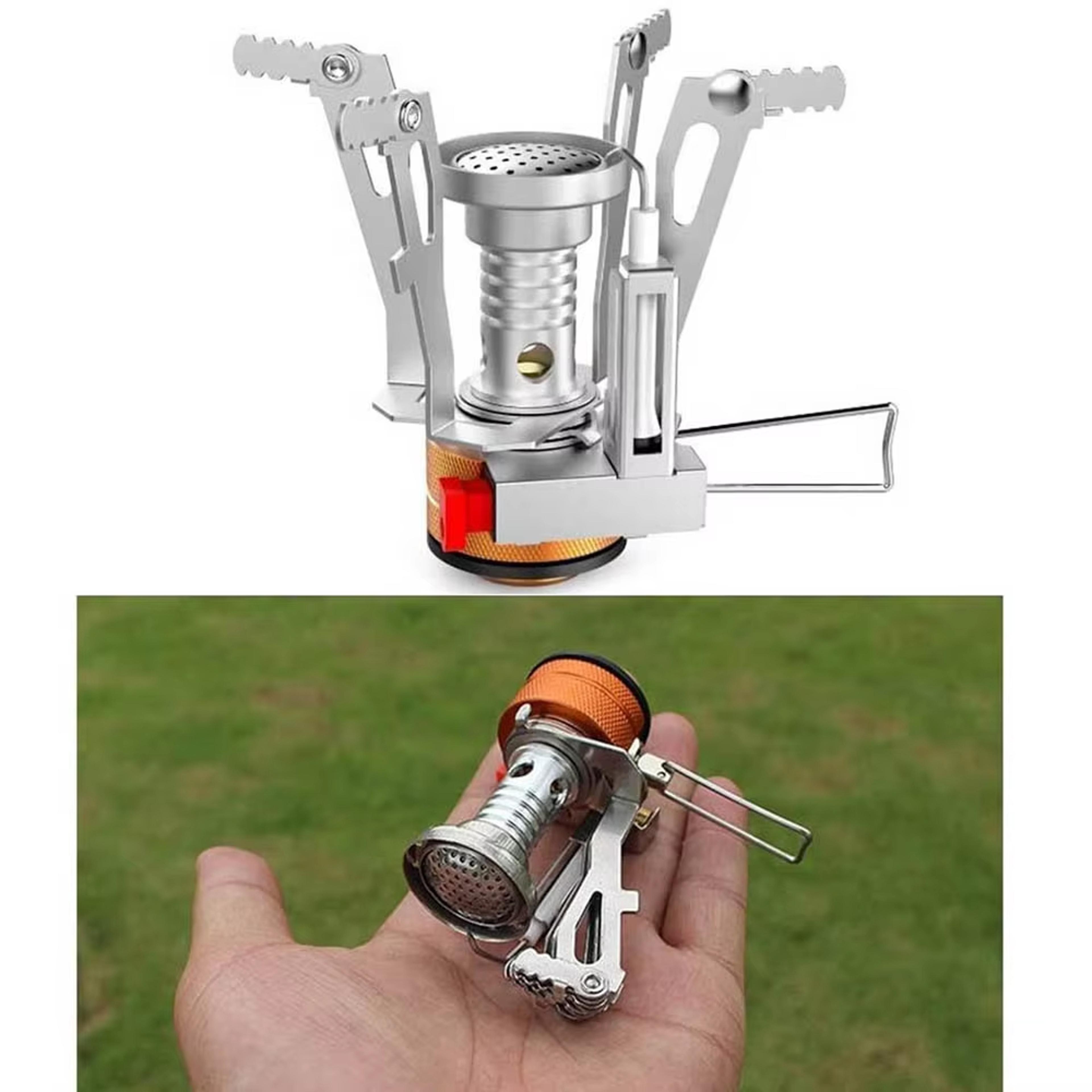 ultralight portable camping stove adjustable valve stove for backpacking, hiking, mountaineering, and camping