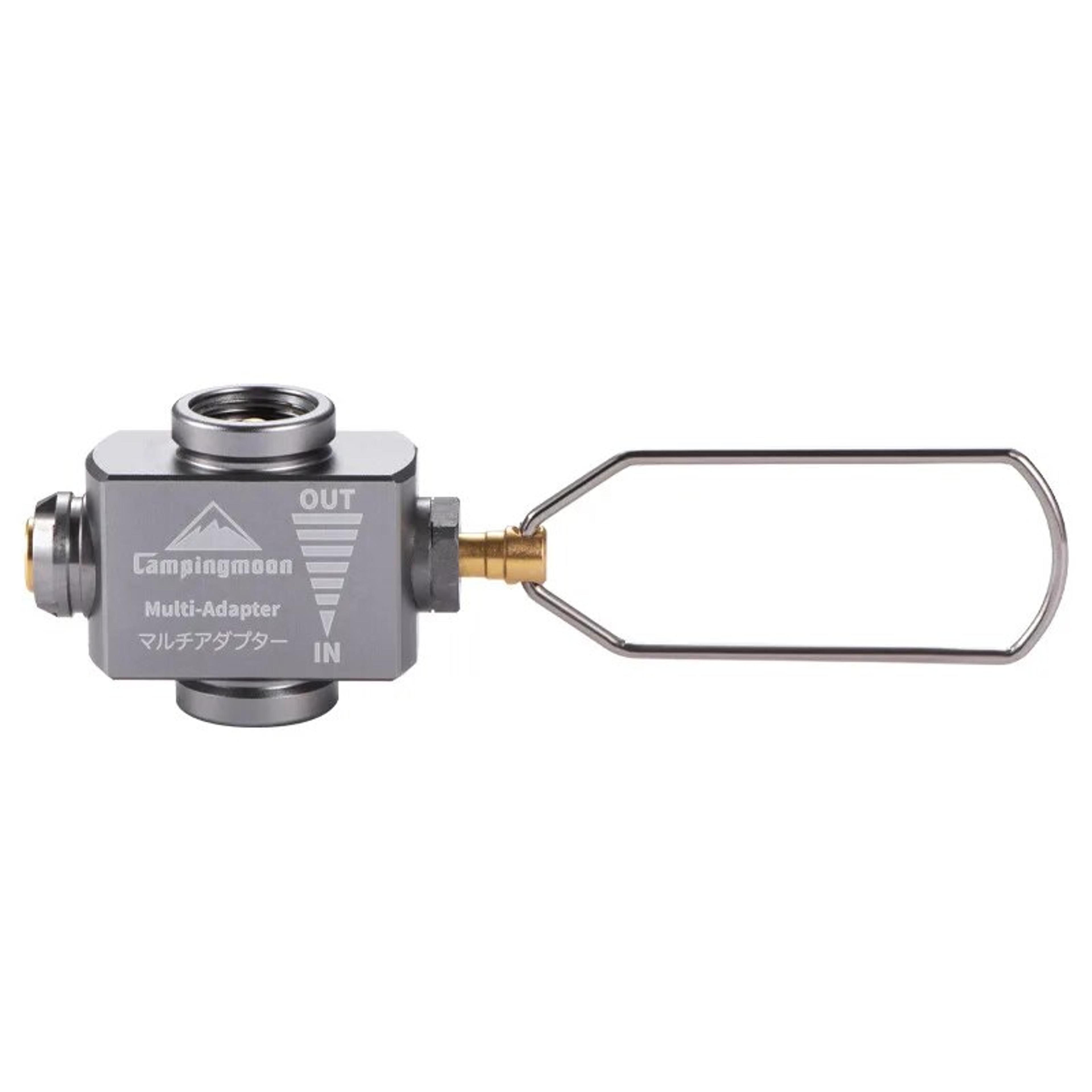 camping gas tank refill adapter with pressure relief valve outdoor gas adapter connector