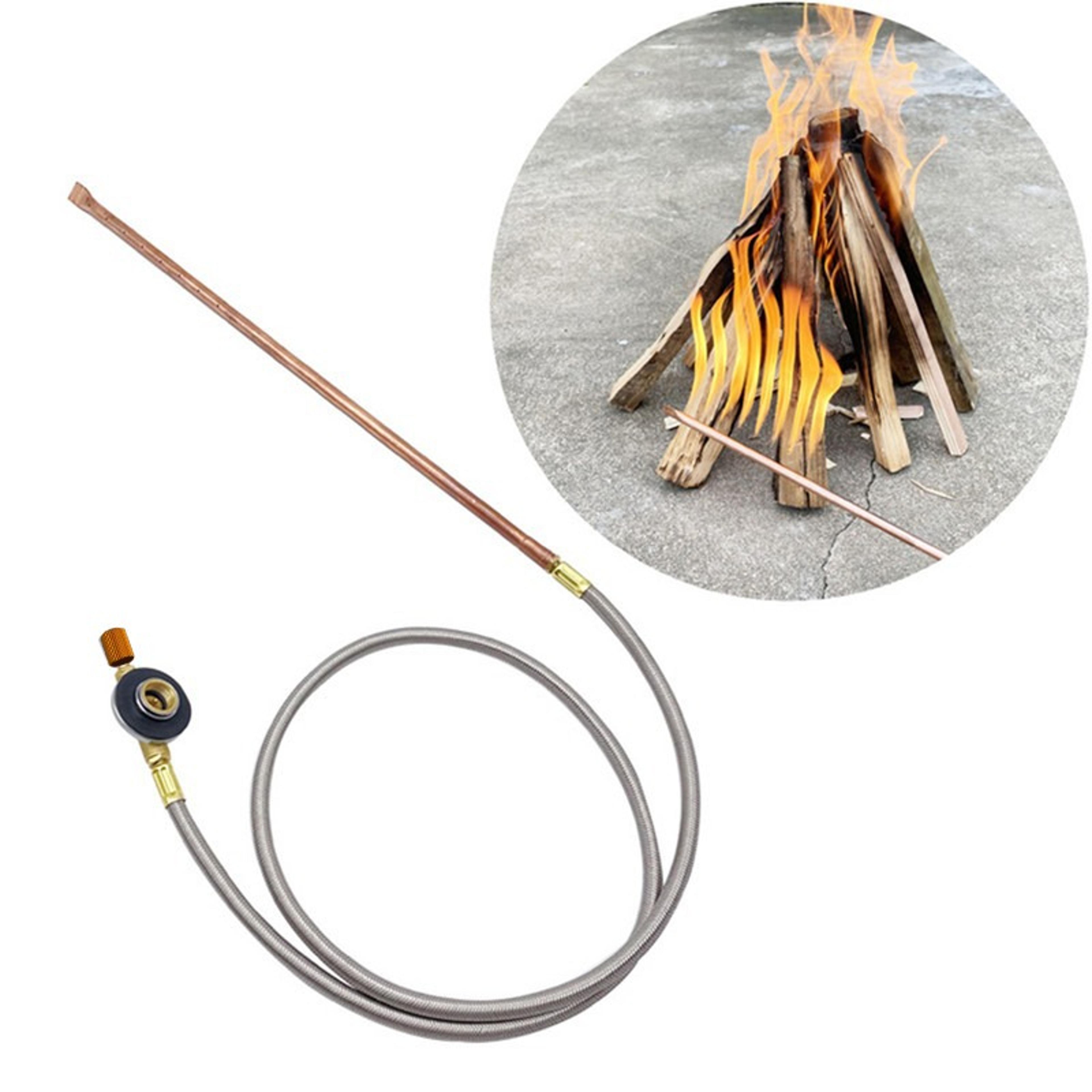 handheld charcoal fire igniter gun easy outdoor bbq starter & camping tool