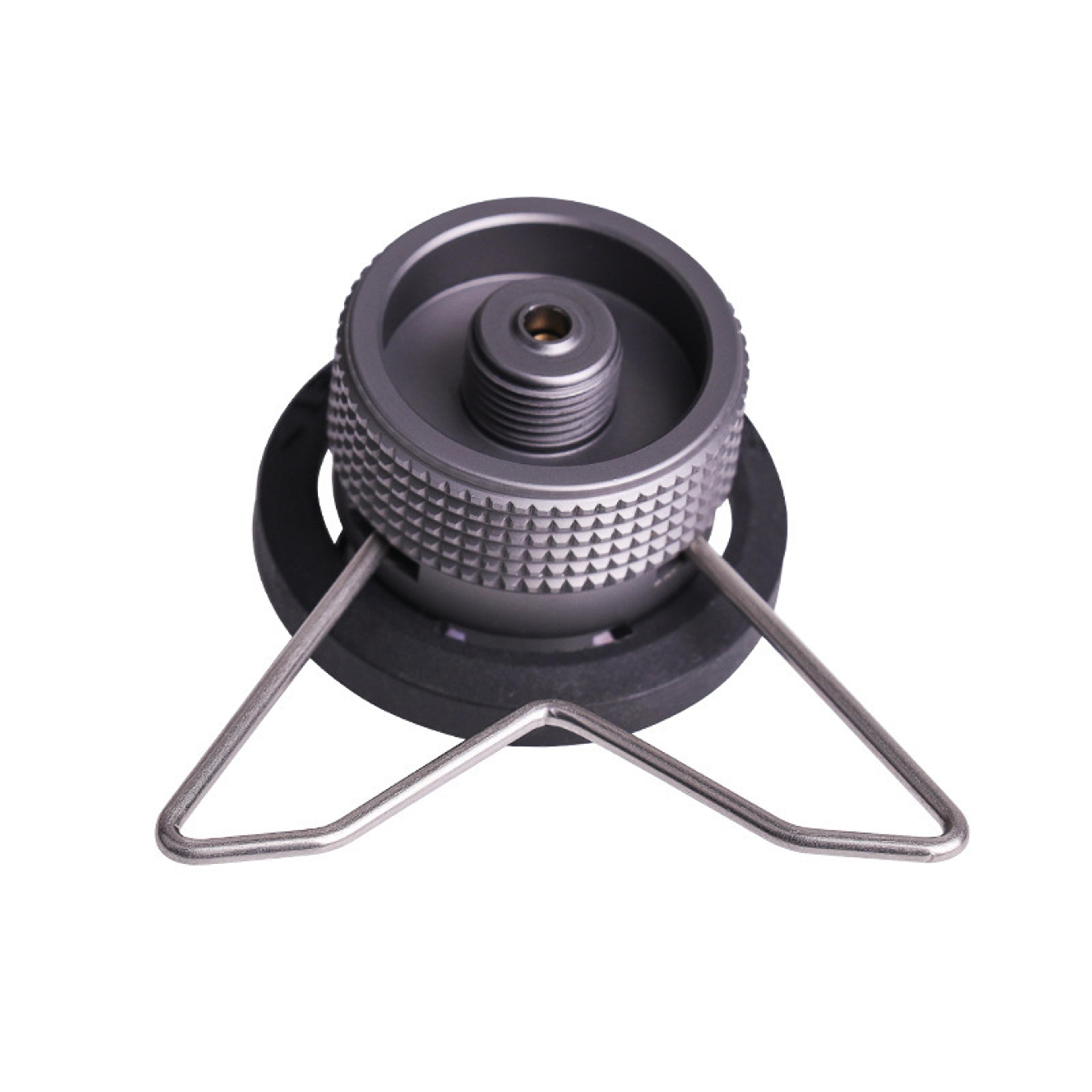 portable gas tank converter adapter for camping & hiking butane tank with bracket