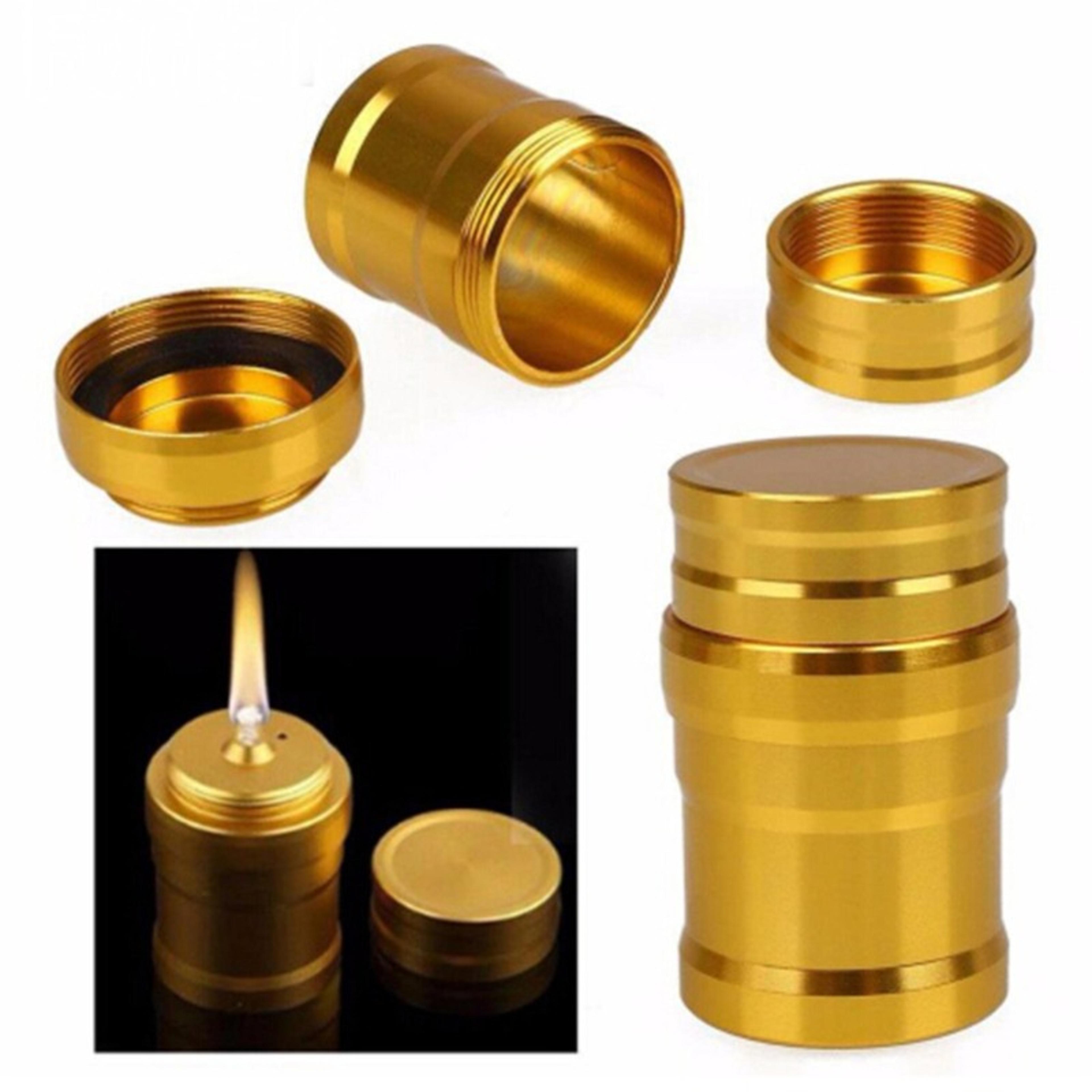 portable metal mini alcohol lamp for laboratory & outdoor use heating liquid stove for survival camping & hiking