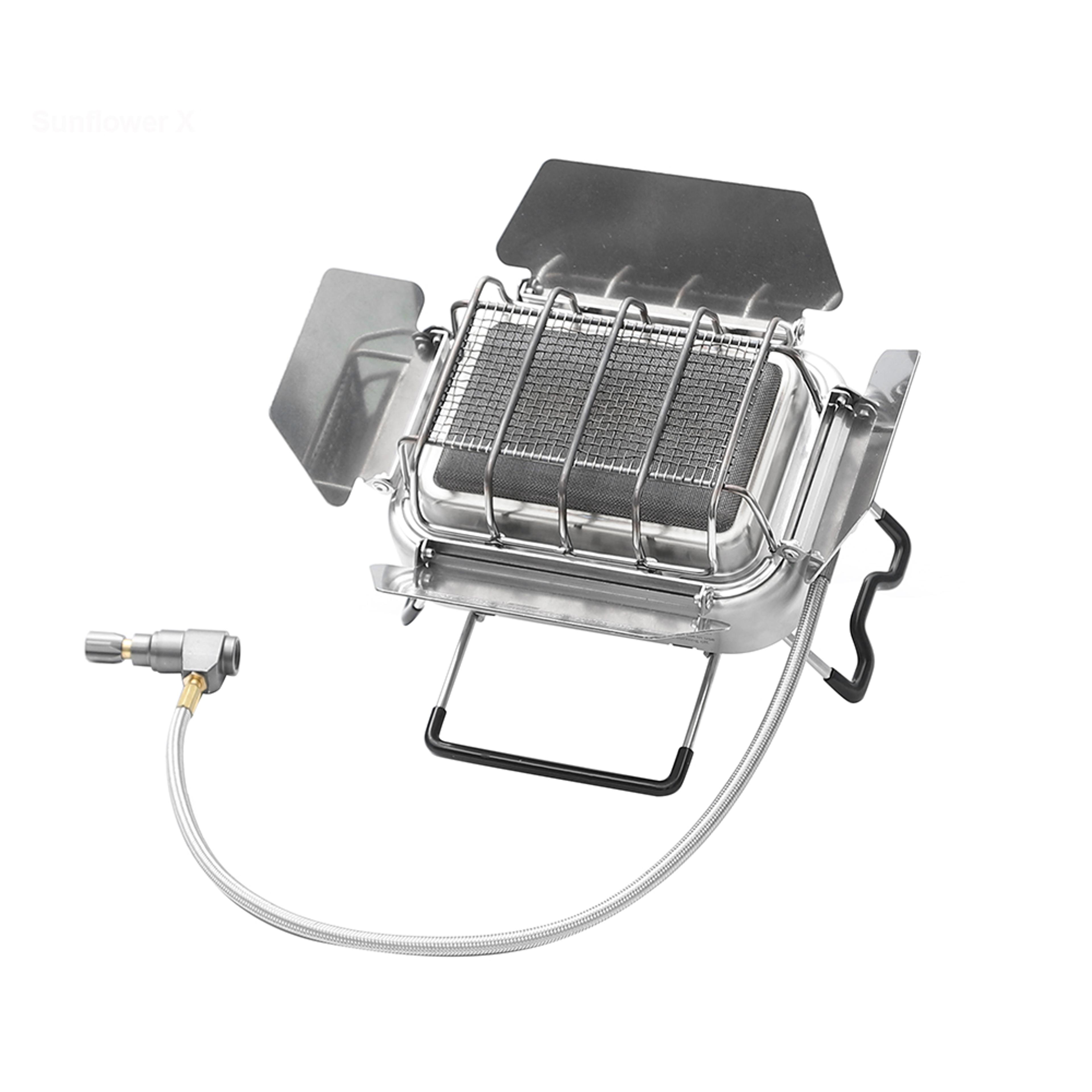 portable gas camping stove heater multi-function gas burner for camping & outdoor heating
