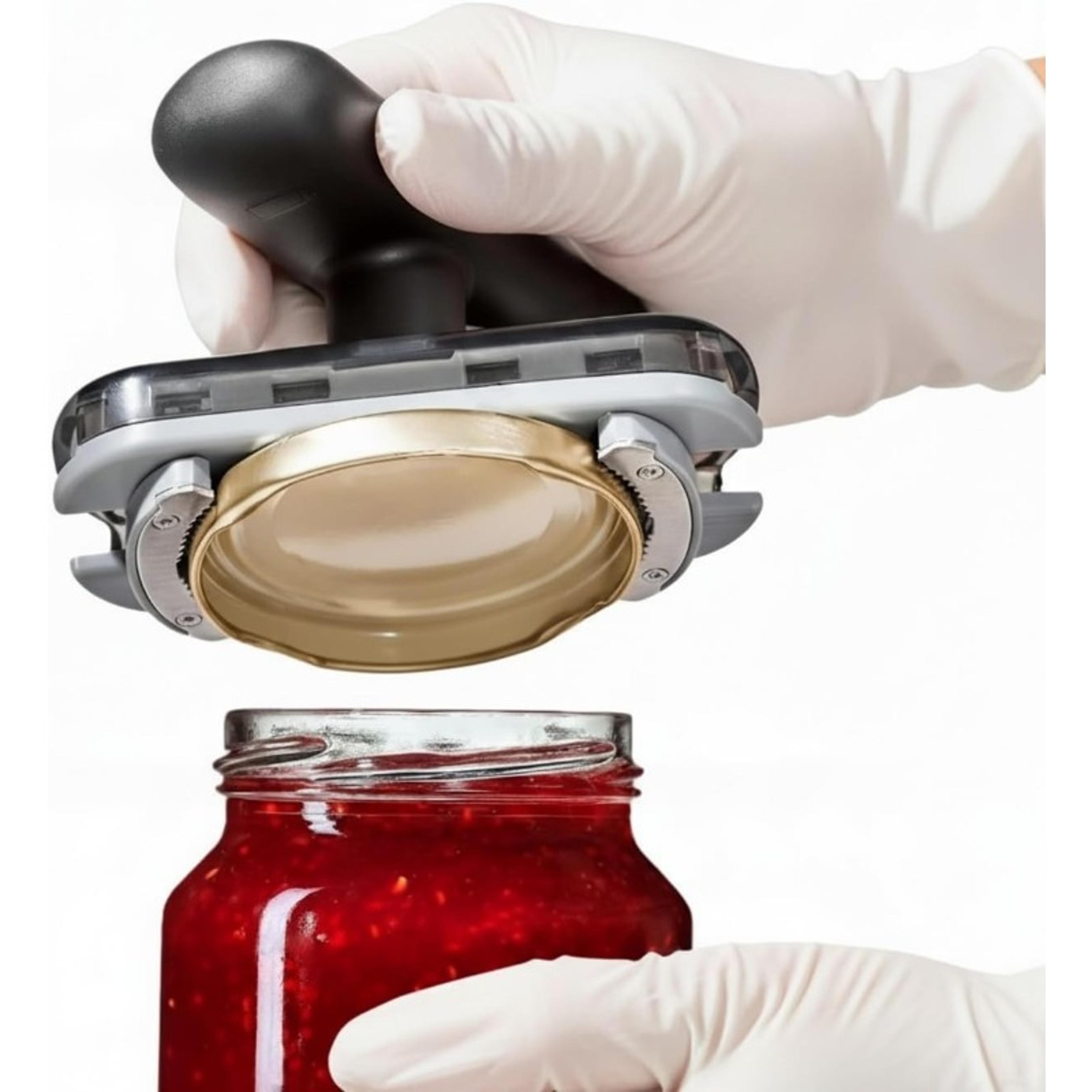 adjustable jar bottle opener easy lid removal for cans & bottles, portable kitchen tool