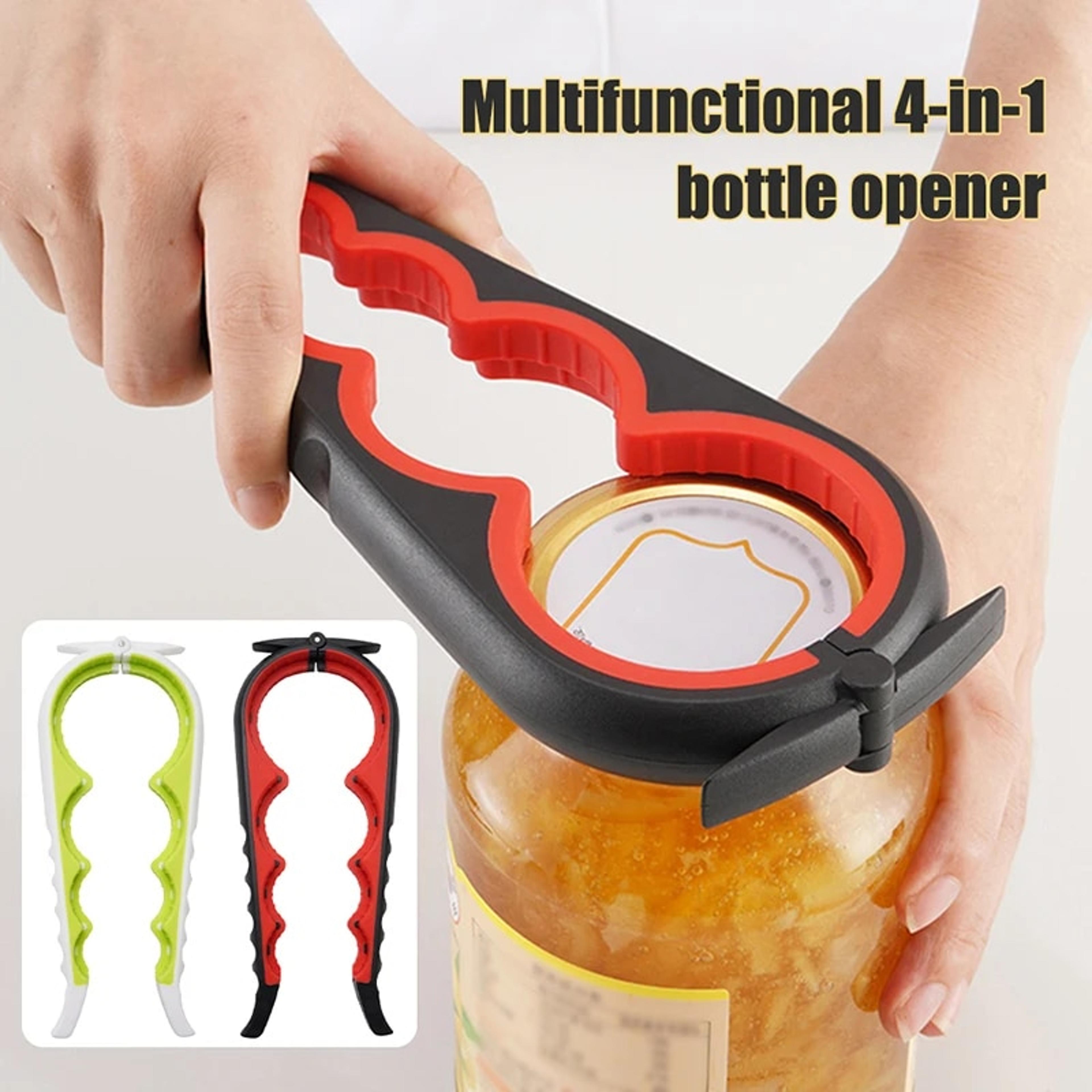 can and bottle opener with anti-slip grip