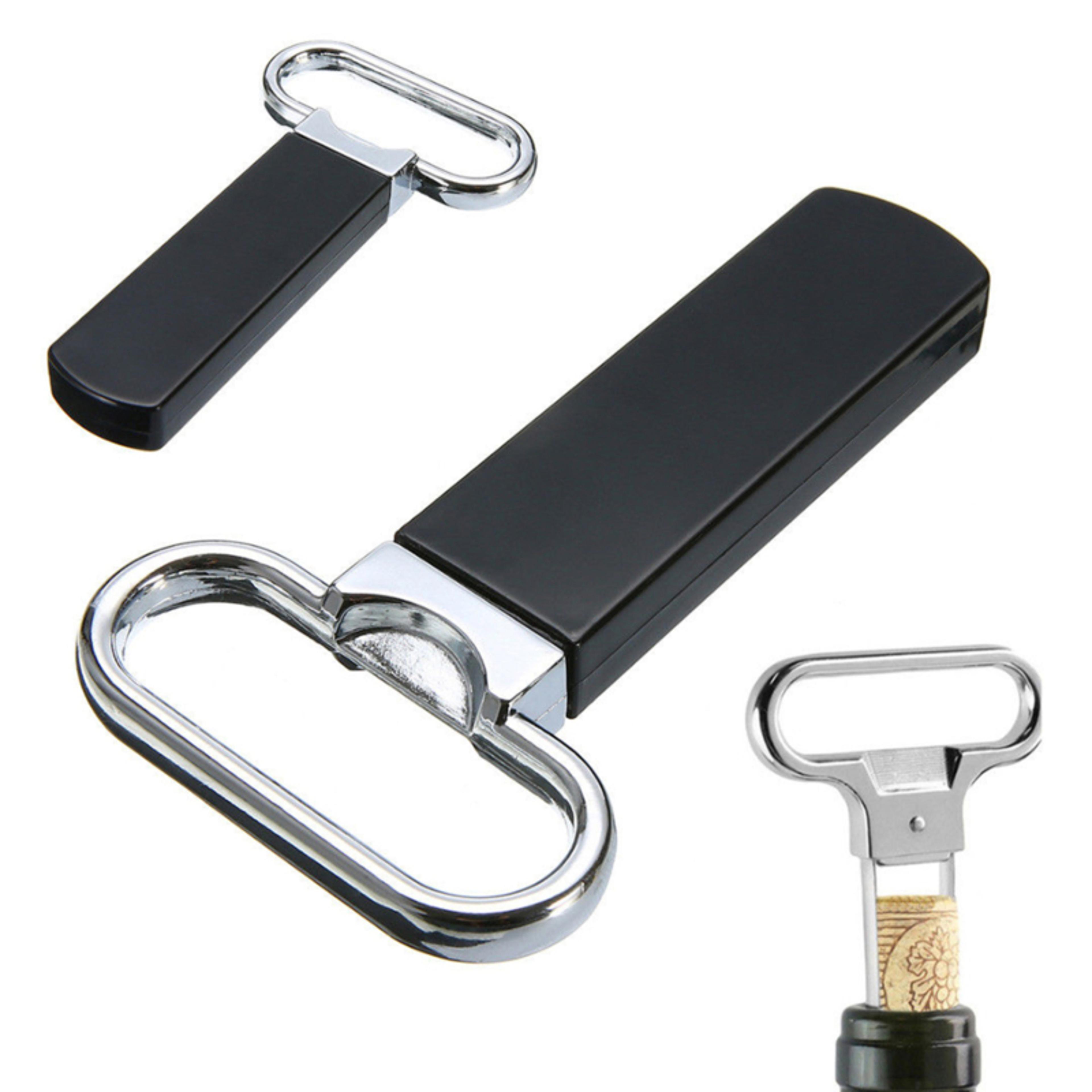 labor-saving wine bottle opener with foil cutter handheld waiters corkscrew tool