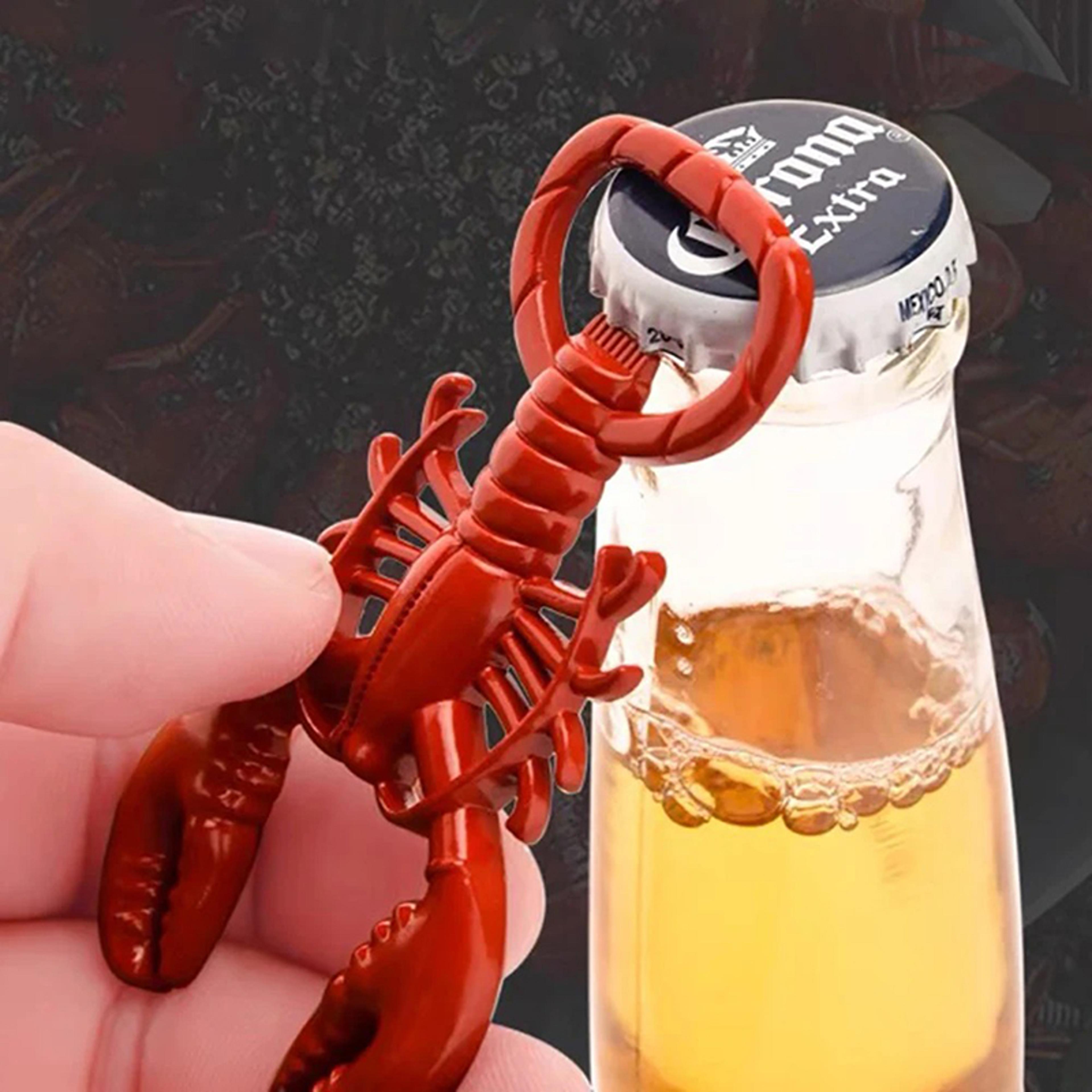 lobster bottle opener retro metal wine and beer corkscrew for kitchen