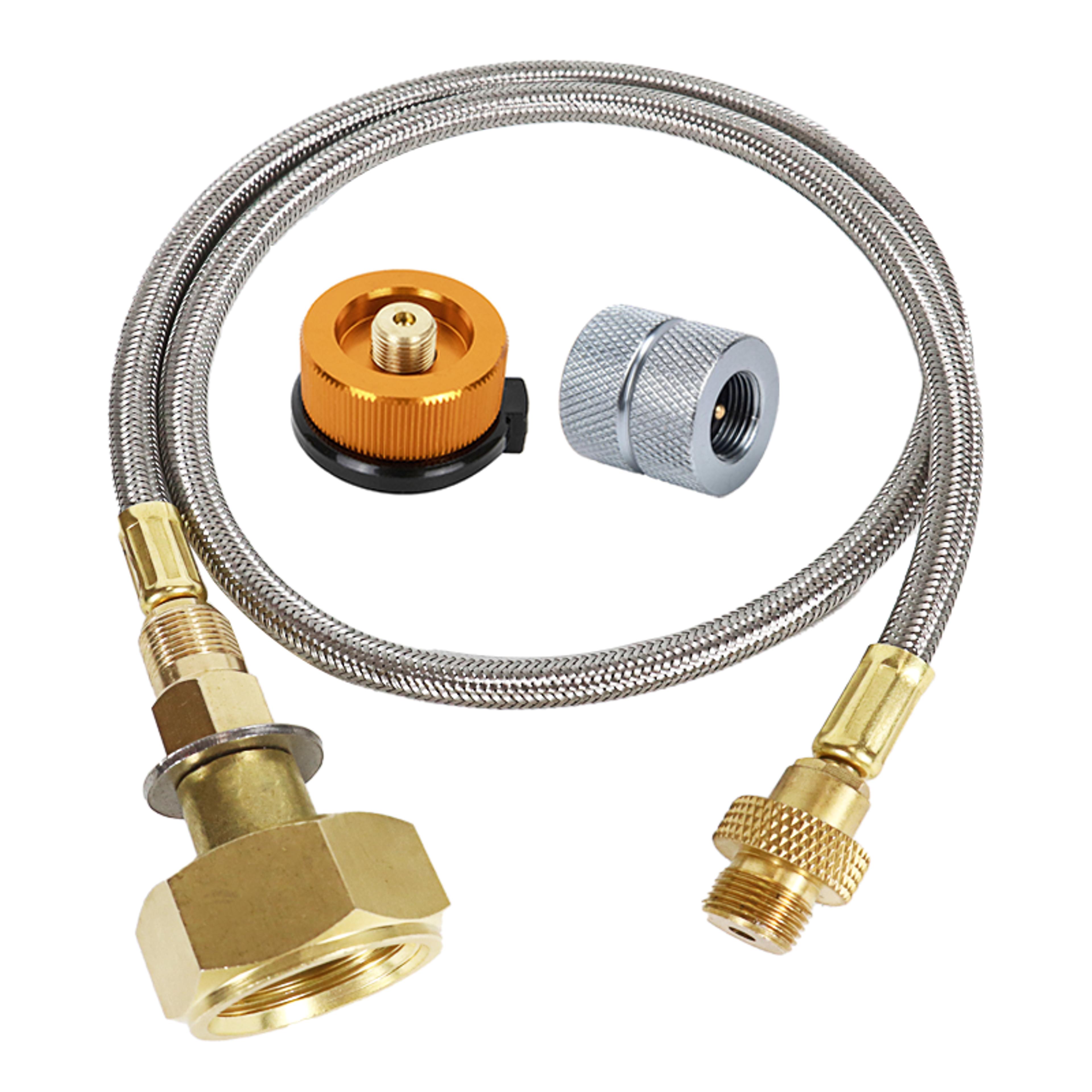 camping gas stove propane refill adapter outdoor burner lpg cylinder hose connector for propane tanks