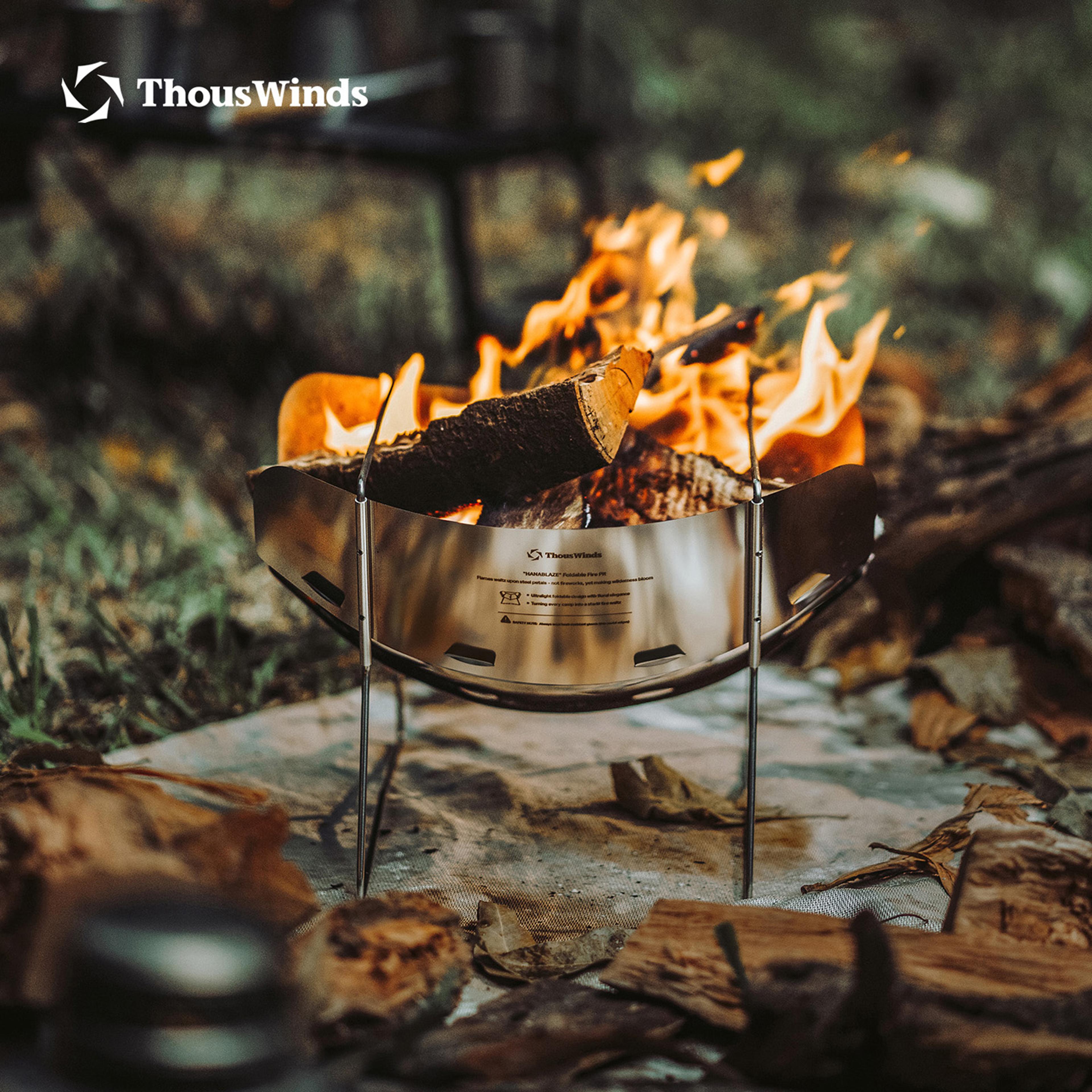 ultralight foldable wood stove for camping & trekking quick-install portable fire pit for cooking and heating