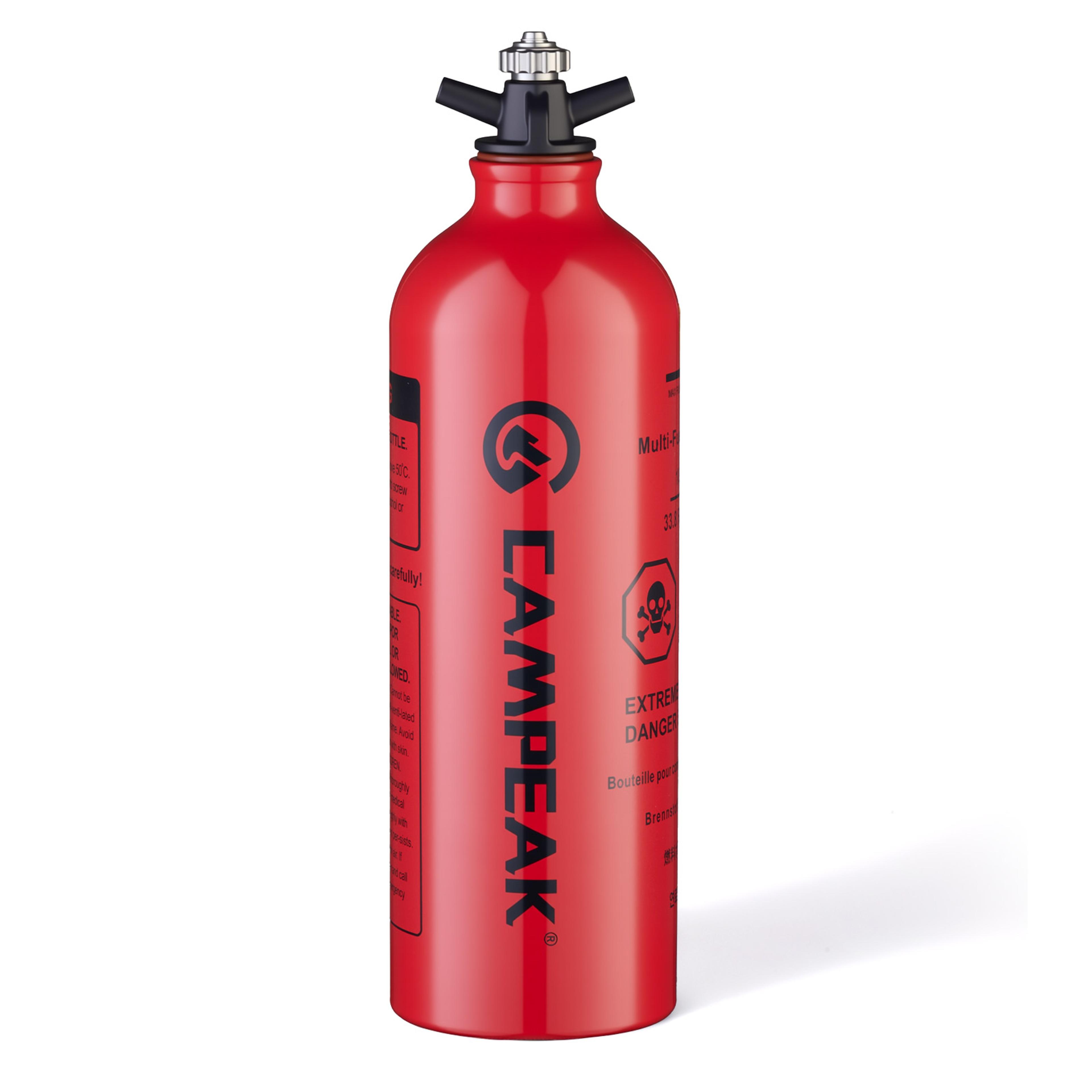 liquid fuel bottle can for outdoor camping with safety valve