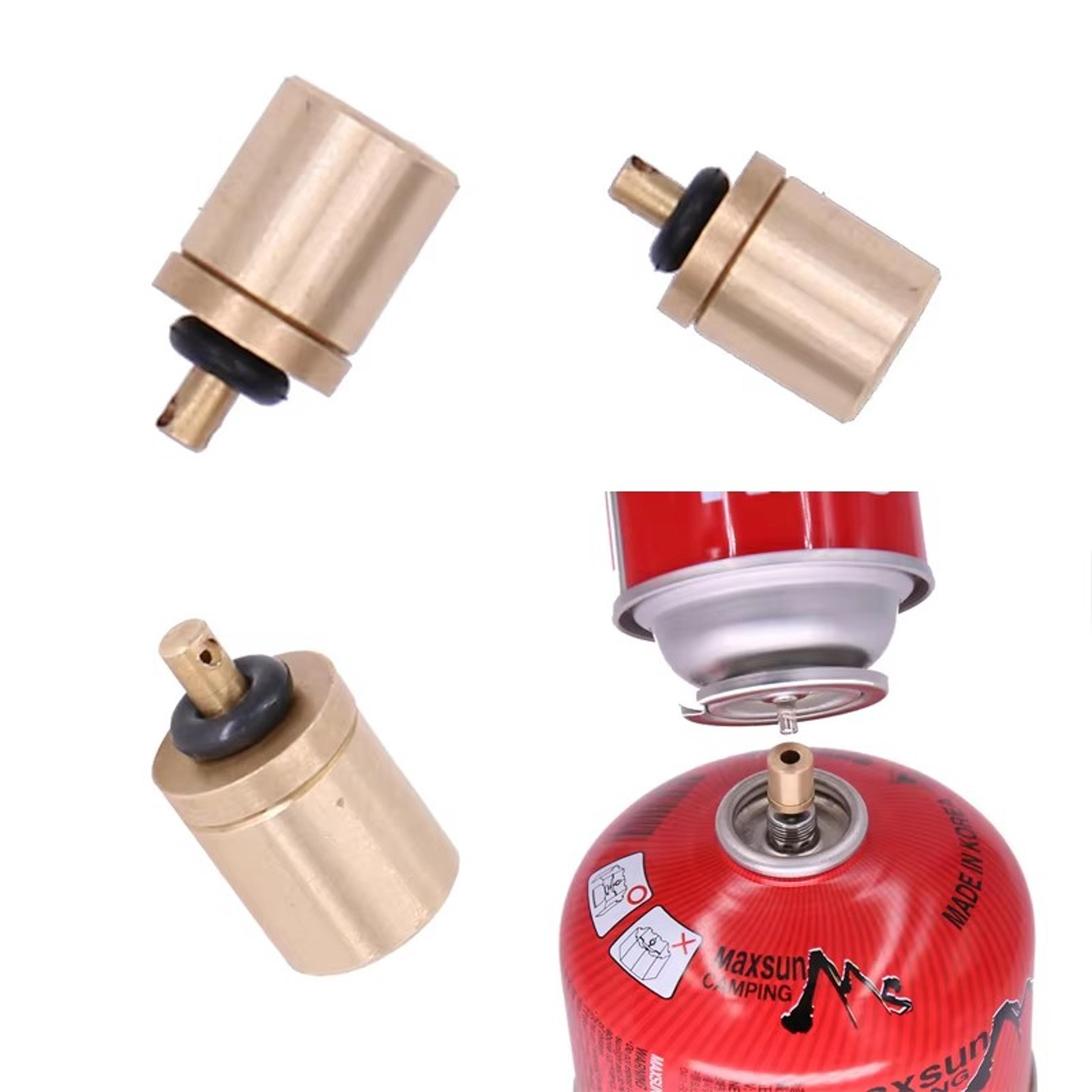 butane gas refill adapter for camping stove cylinder universal valve filler
