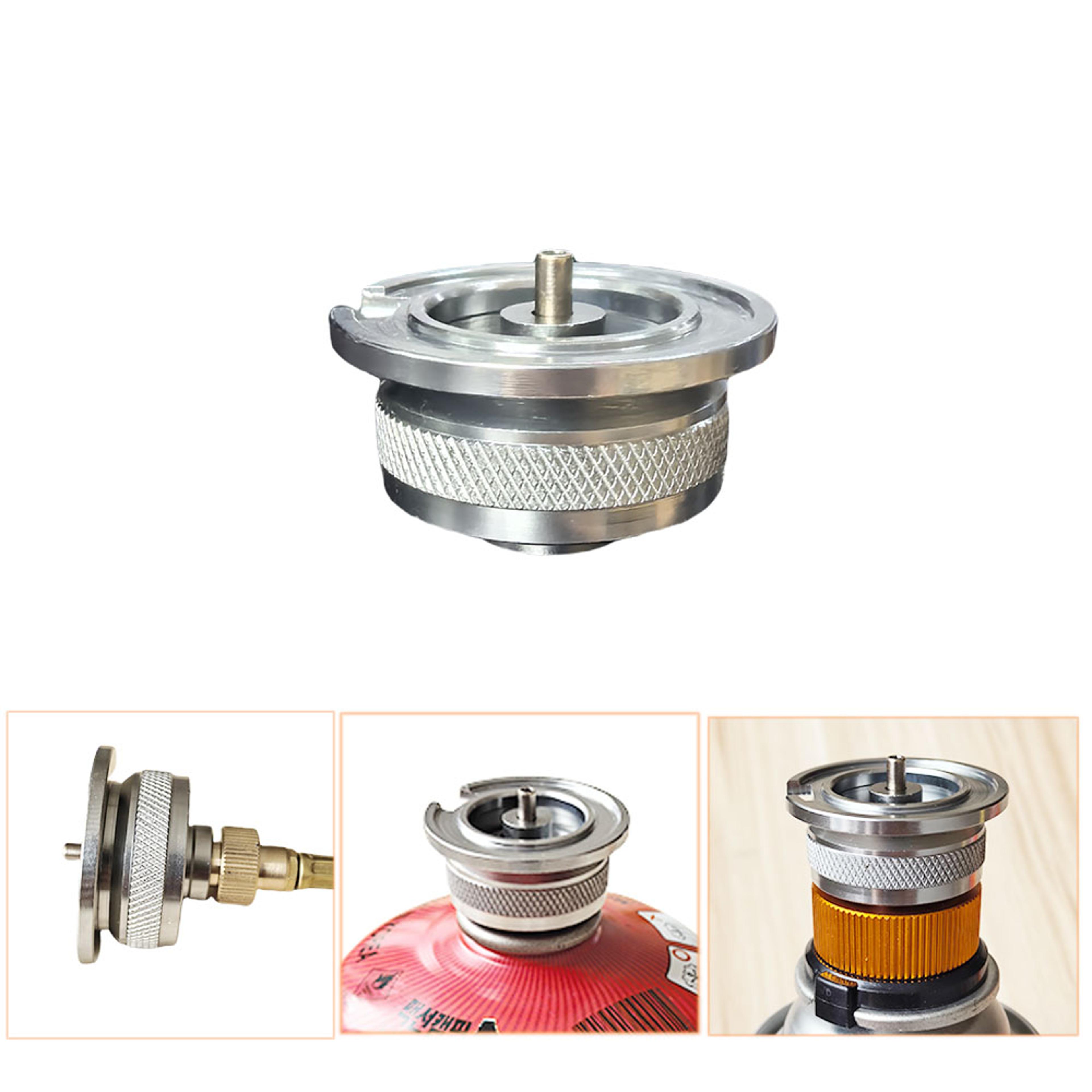 premium propane to butane adapter & gas adapter connector with extension hose for camping stoves