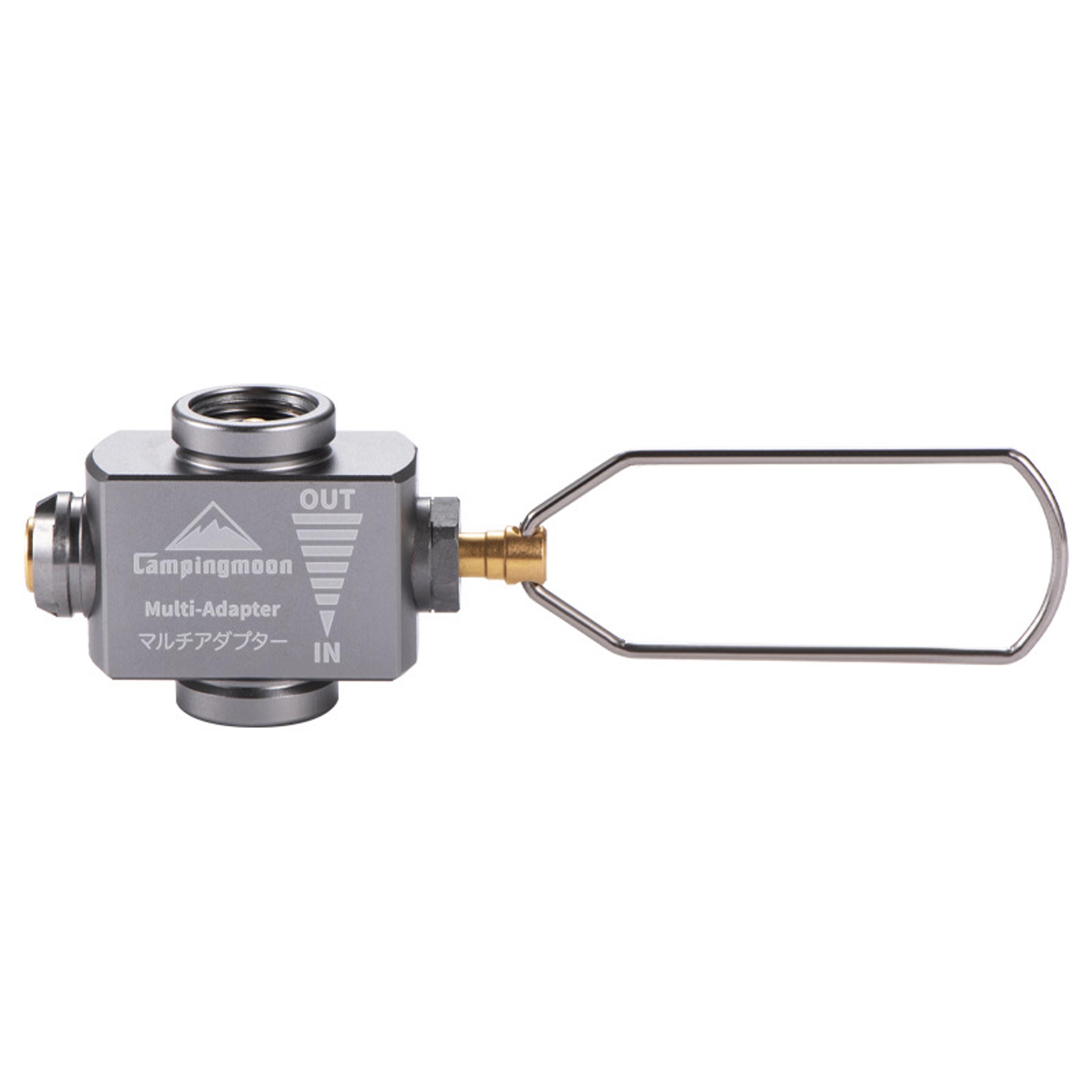 universal outdoor camping gas refill adapter with pressure relief valve