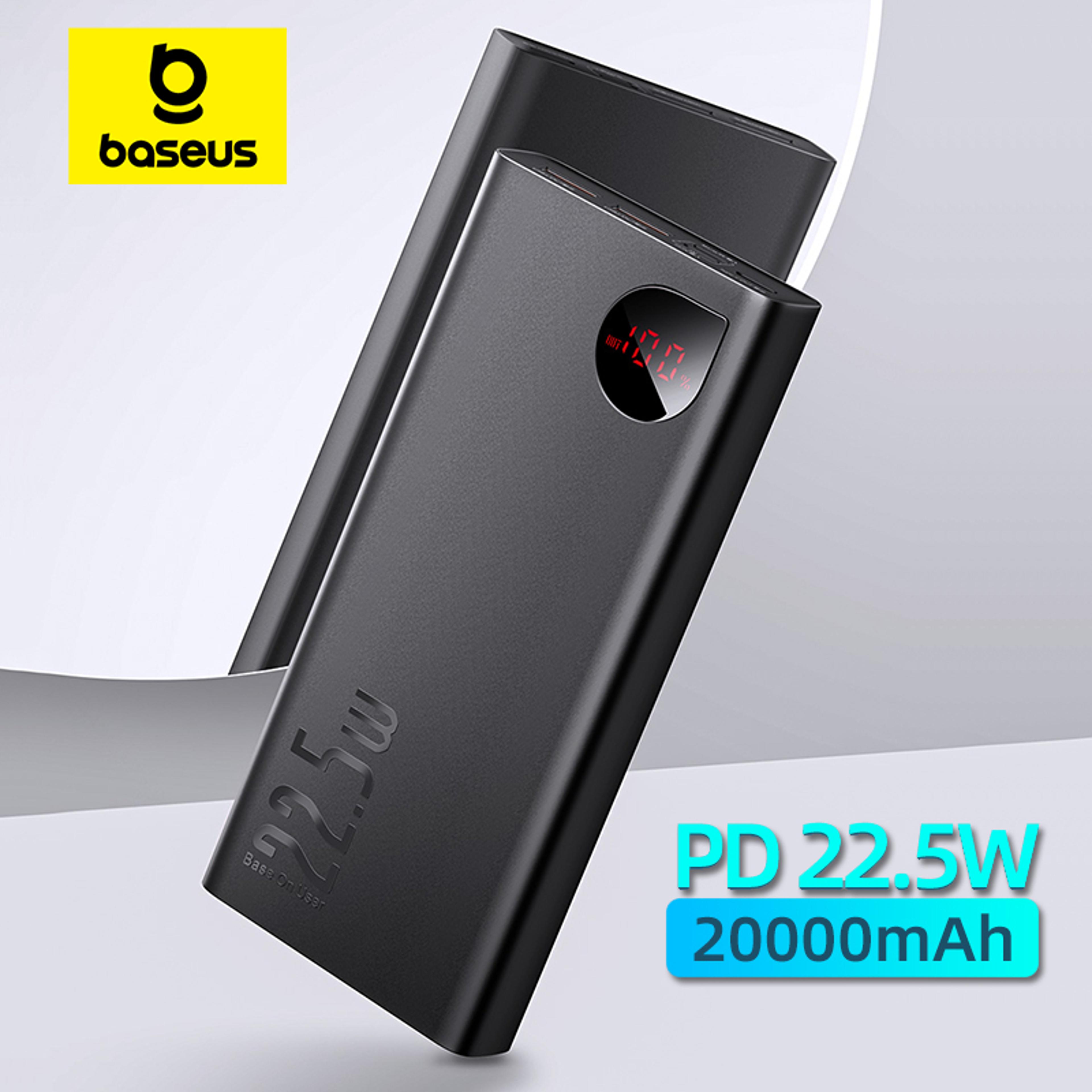 high capacity portable power bank pd fast charging usb c charger