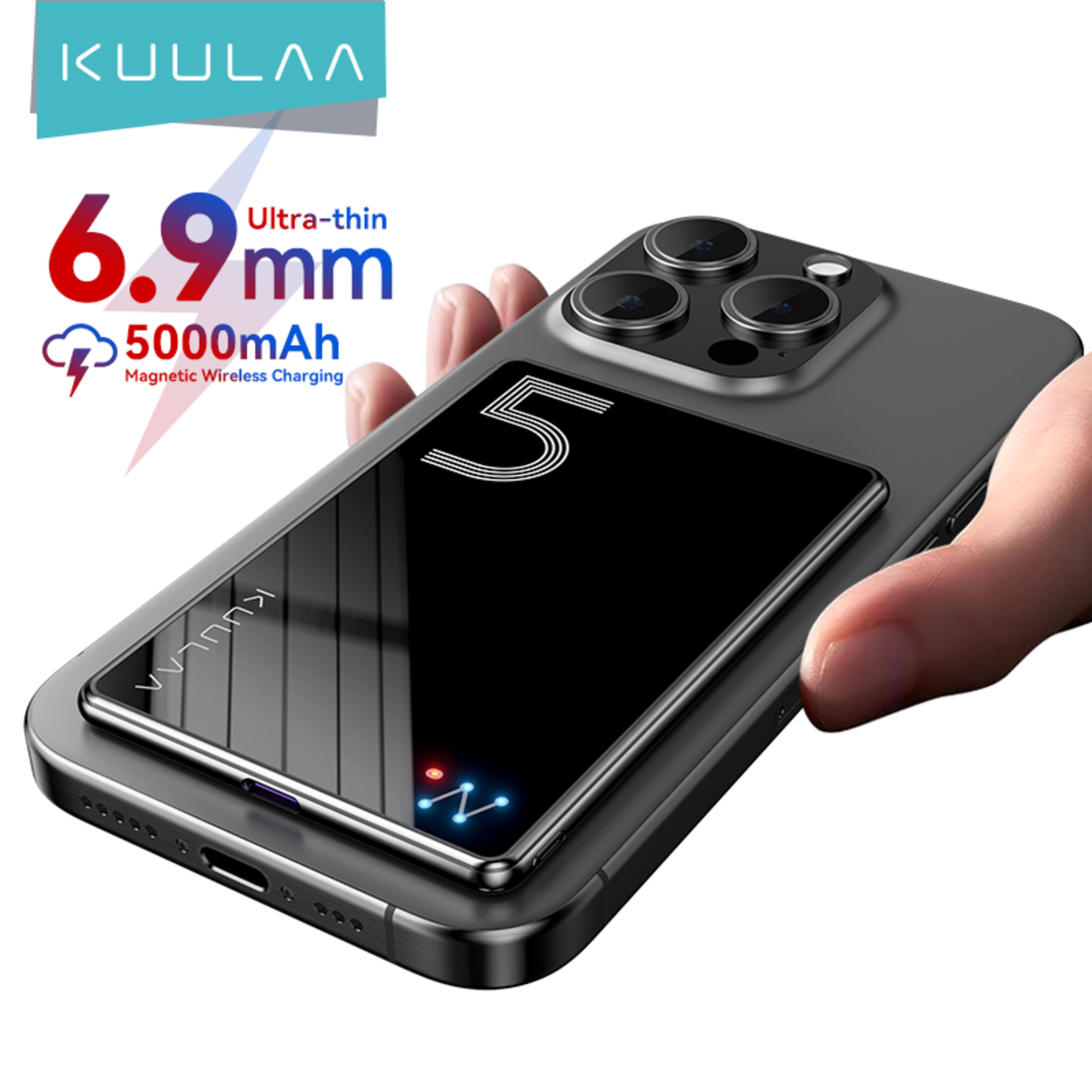 magnetic wireless power bank fast charger