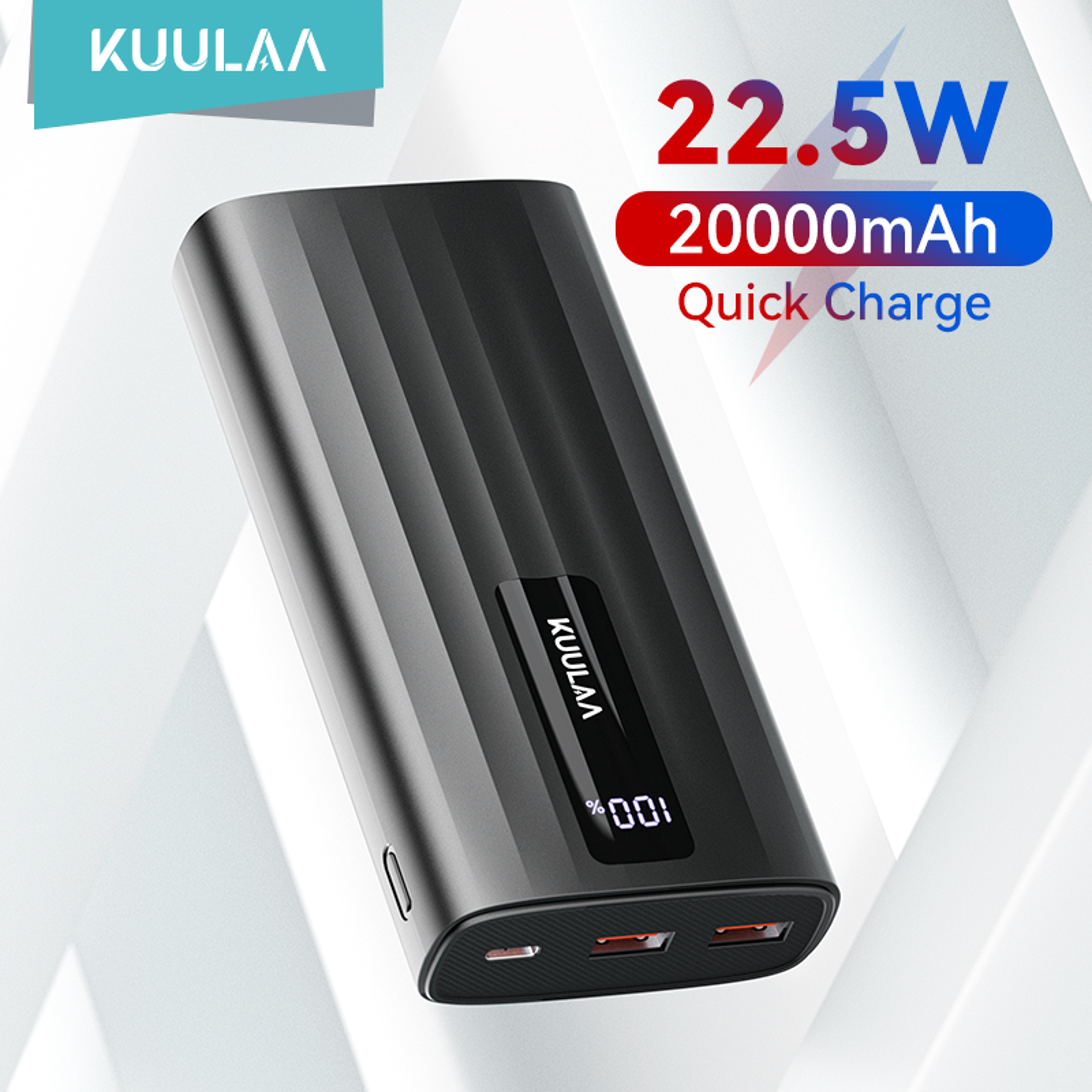 high capacity portable power bank with fast charging