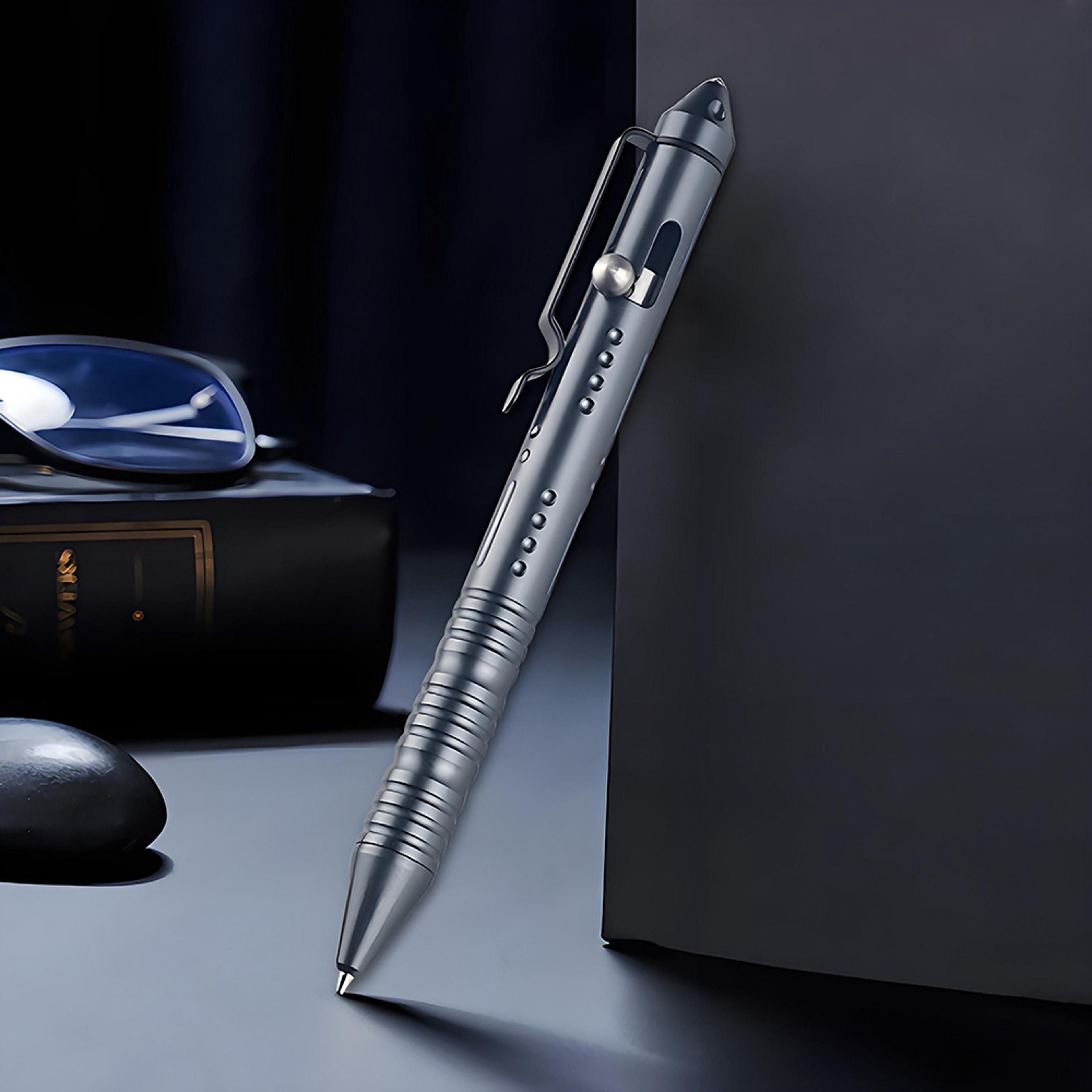 premium tactical self defense pen durable aluminum tactical pen & everyday ballpoint writing tool