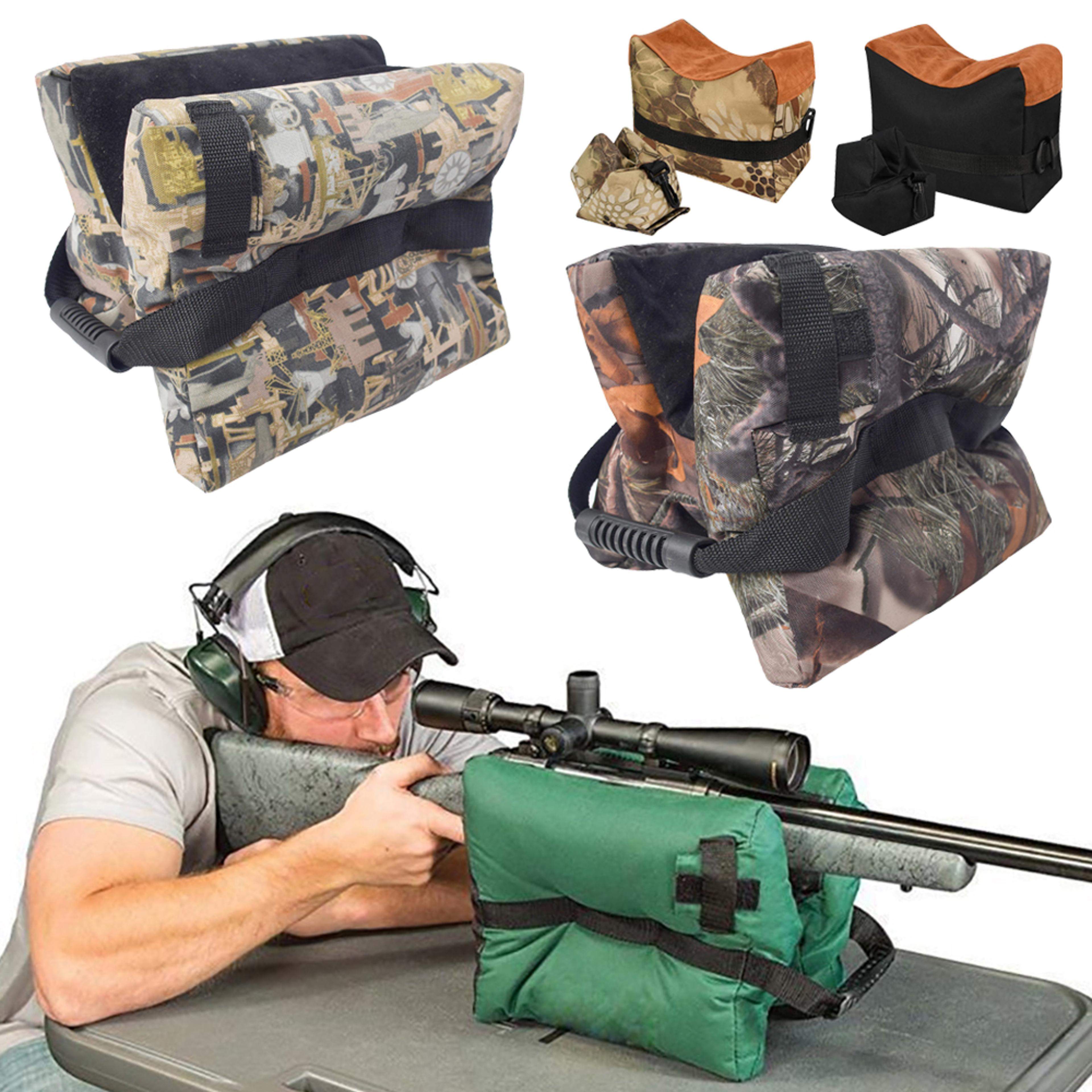 precision tactical rifle rest sandbag set for stable shooting and hunting support