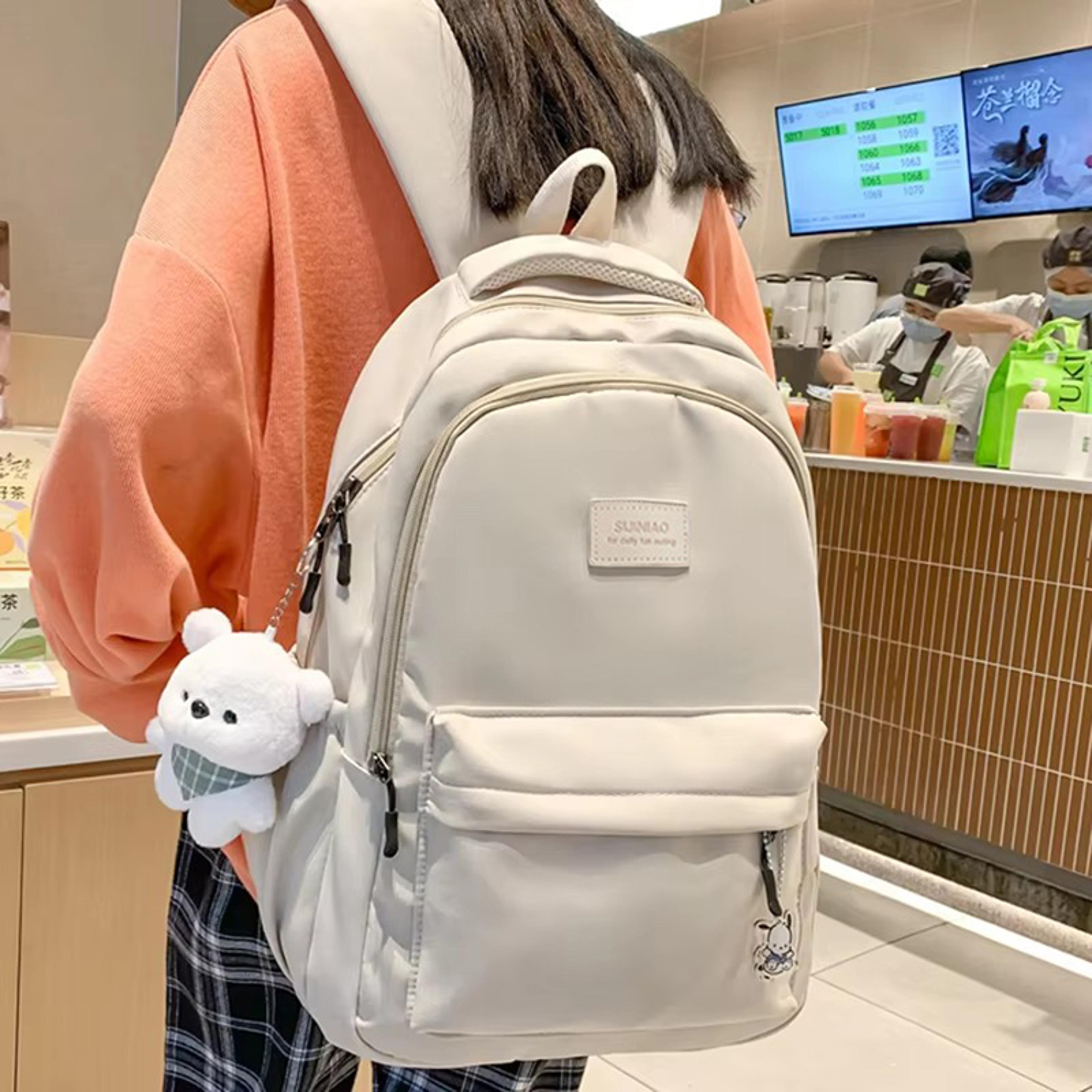 waterproof high capacity laptop backpack for women stylish college travel school bag
