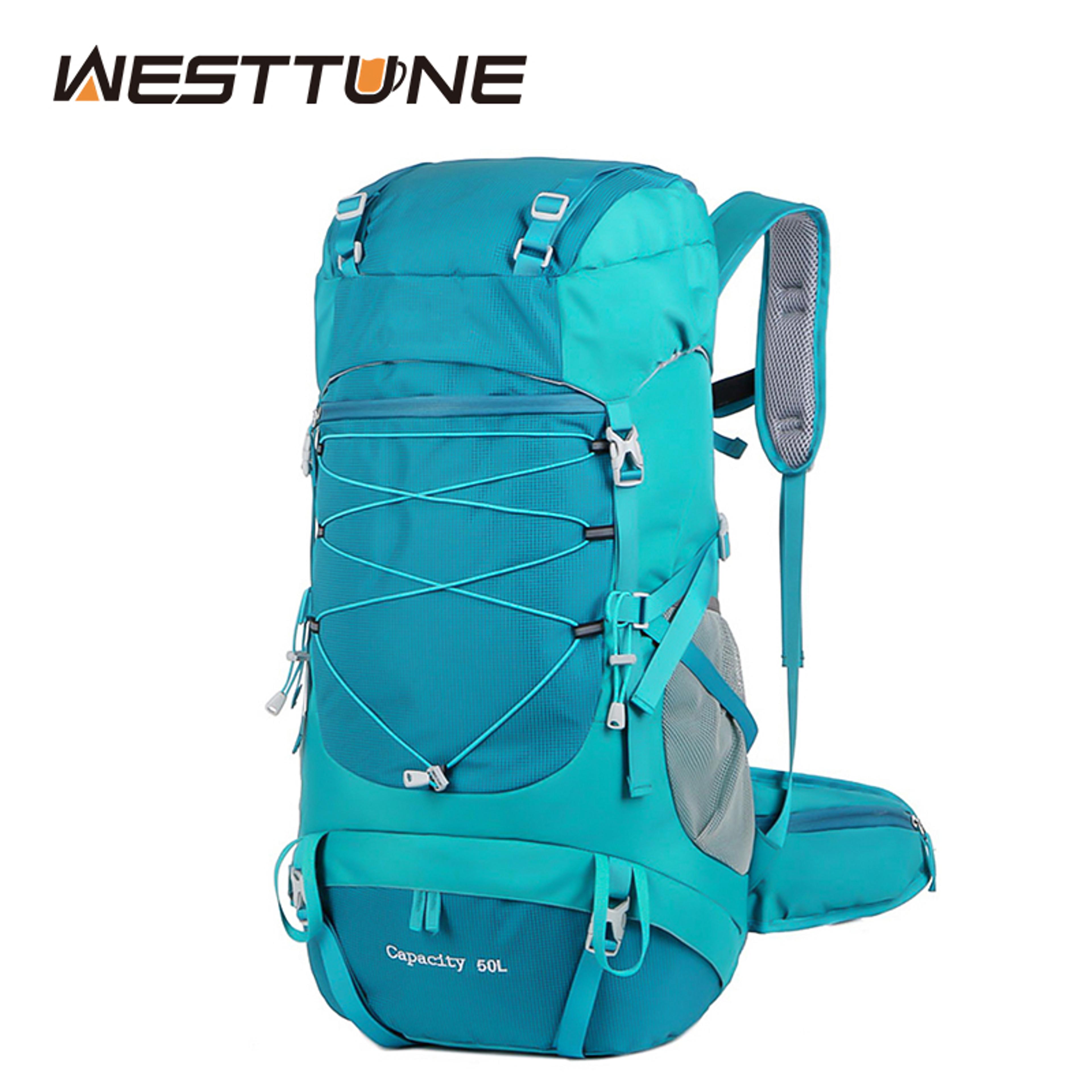 waterproof hiking backpack with rain cover large capacity trekking travel rucksack