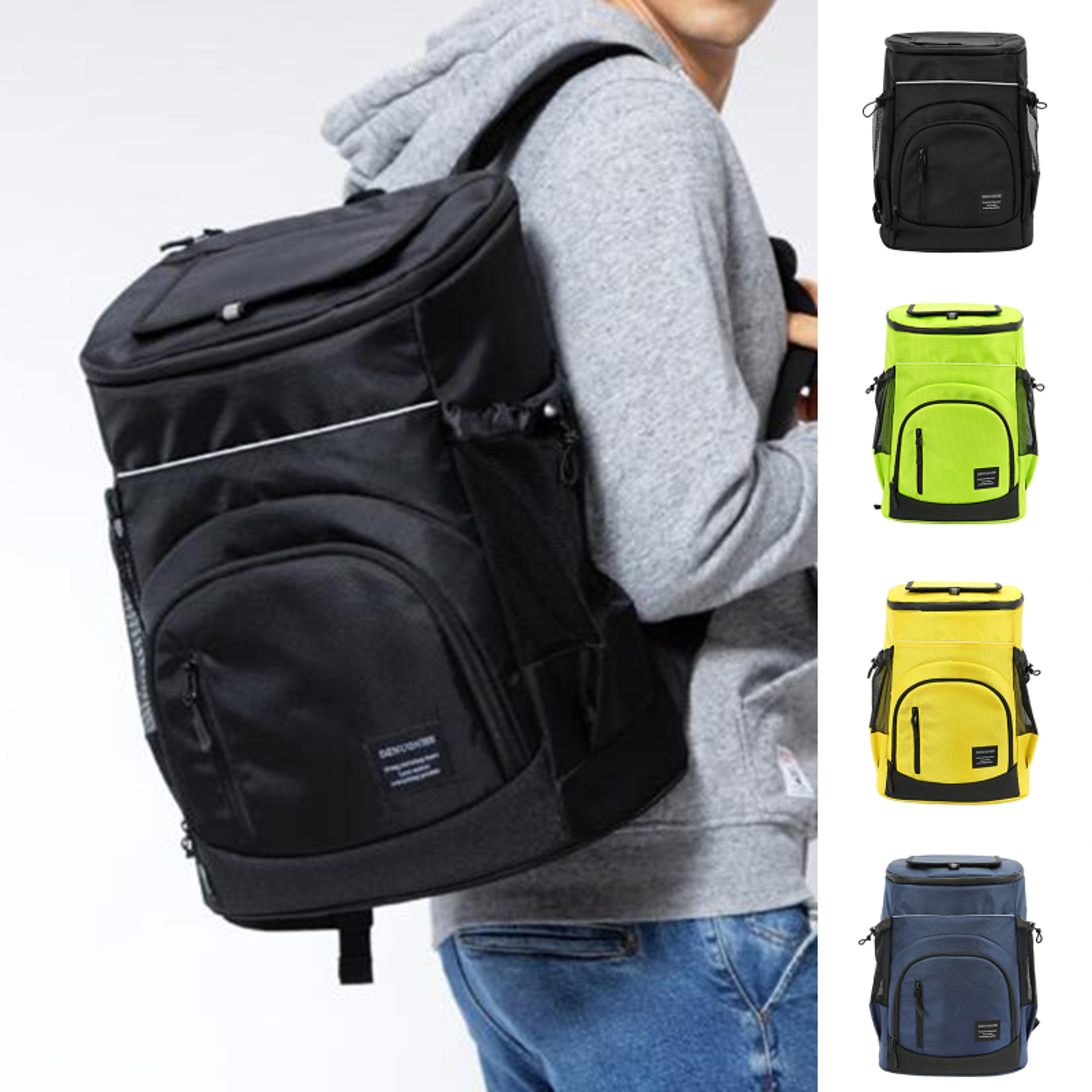 insulated cooler backpack for travel, beach & camping leakproof thermal food & drink carrier