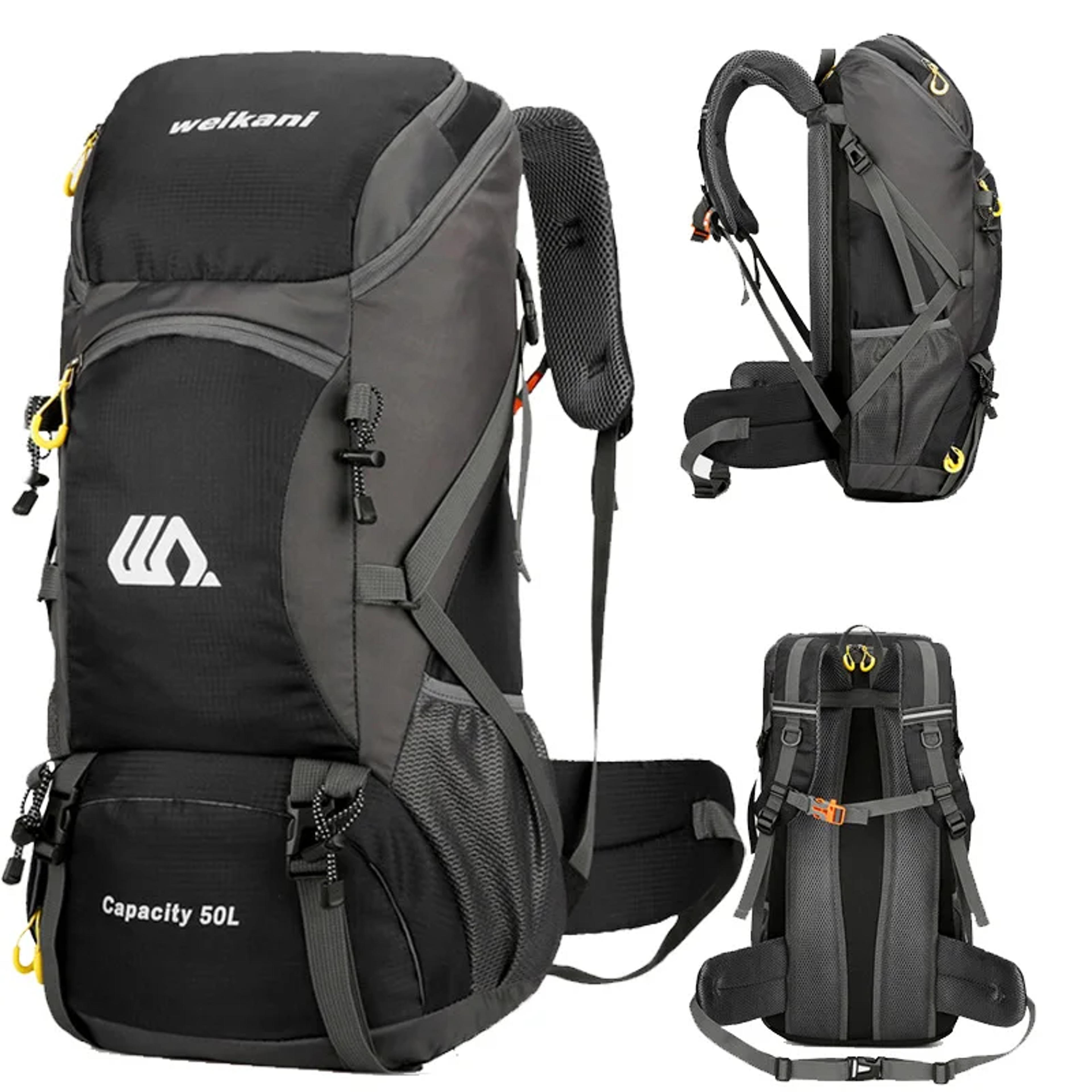 waterproof hiking backpack large travel camping rucksack for outdoor adventures