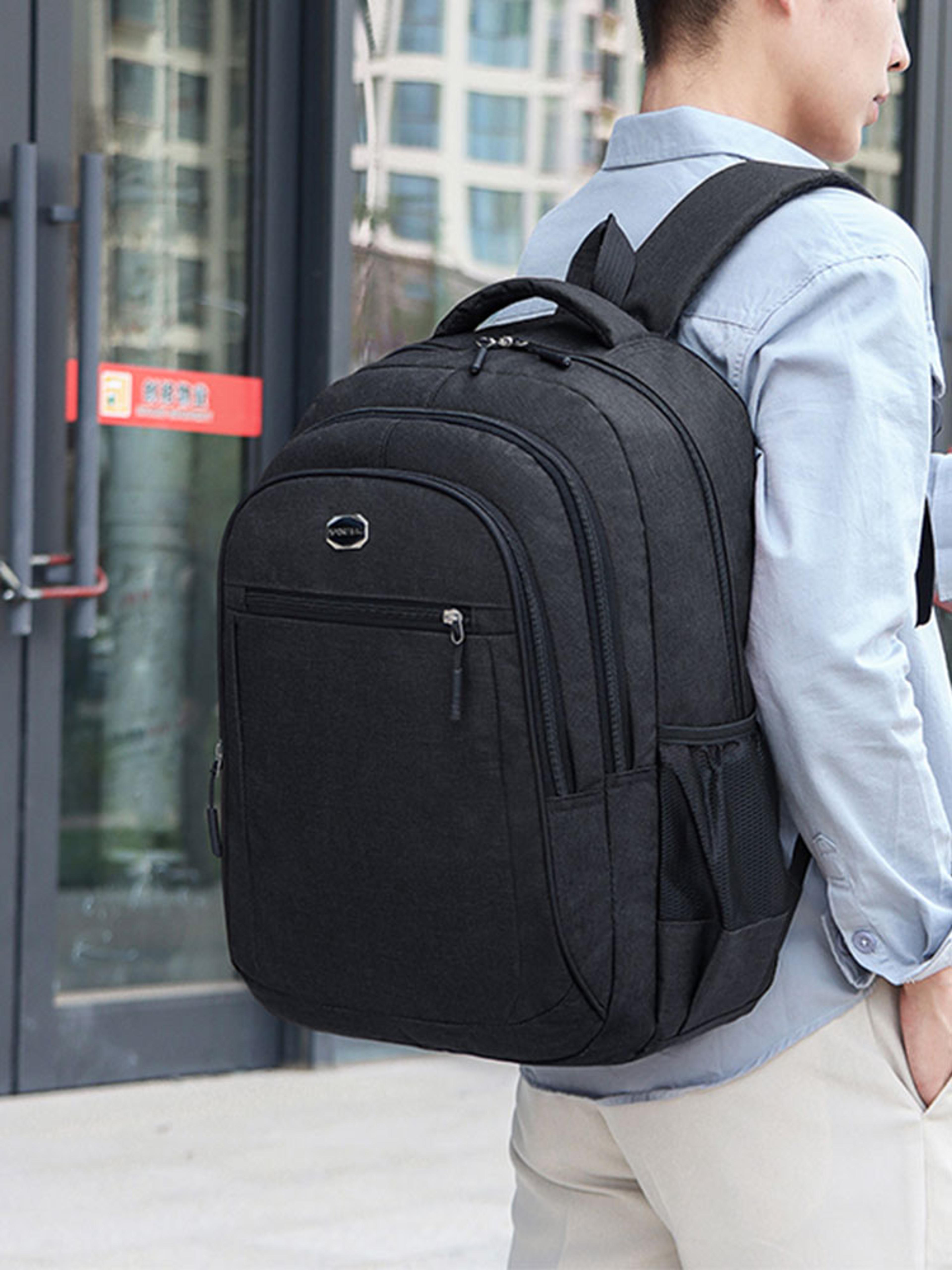 large capacity waterproof laptop backpack with multi pockets for travel, school and work