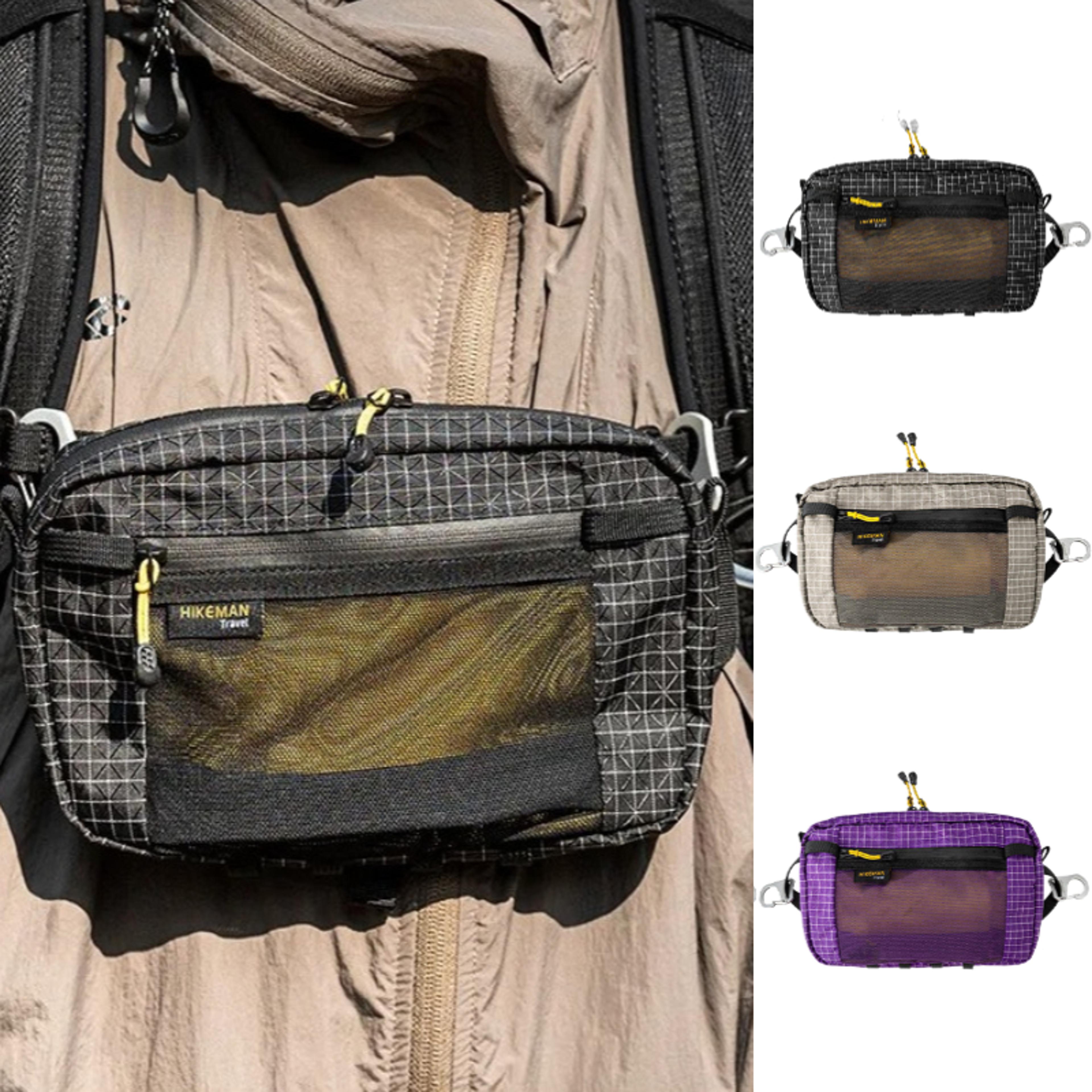 ultralight waterproof running waist bag with multi pockets