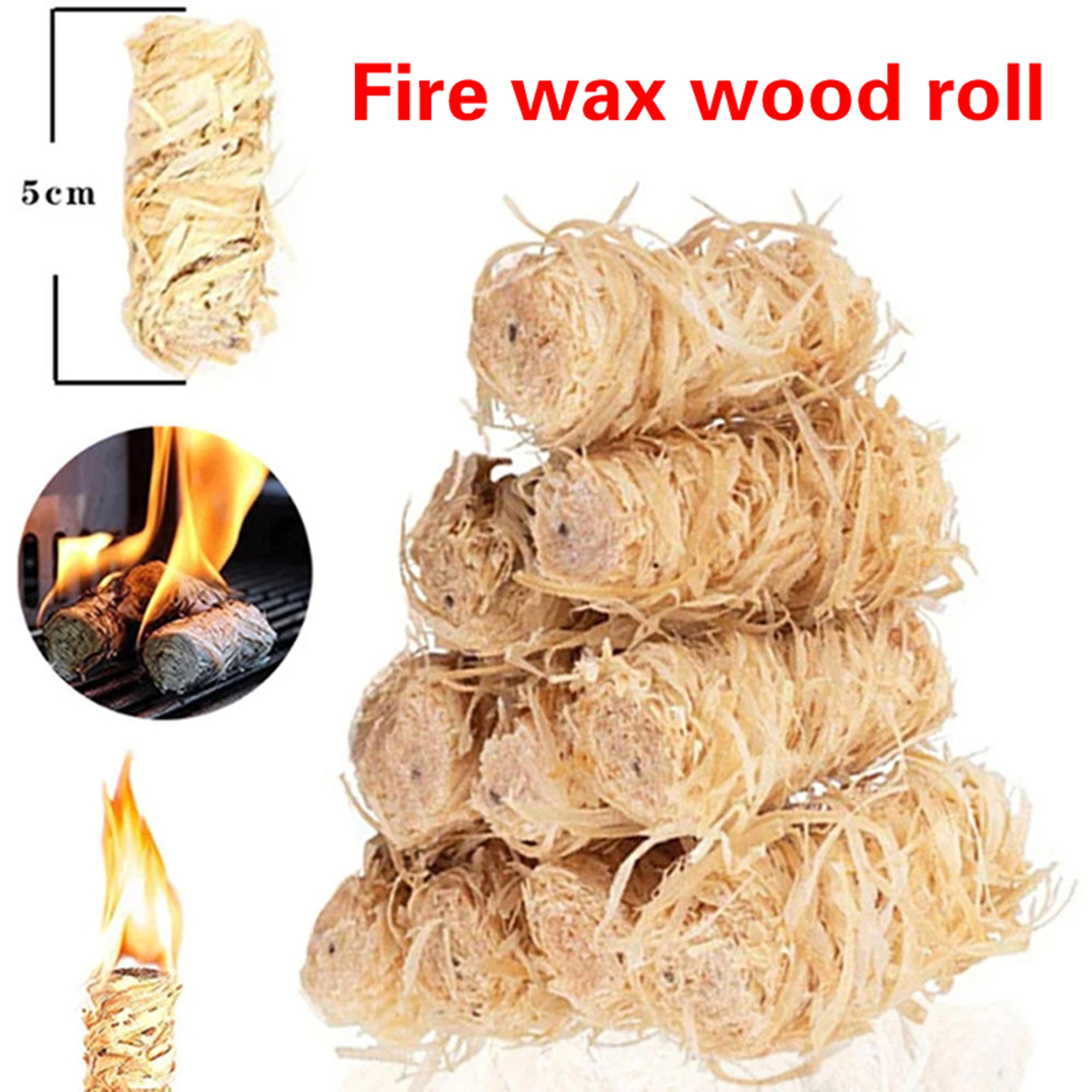 natural pine fire starters for fireplace, campfire & bbq