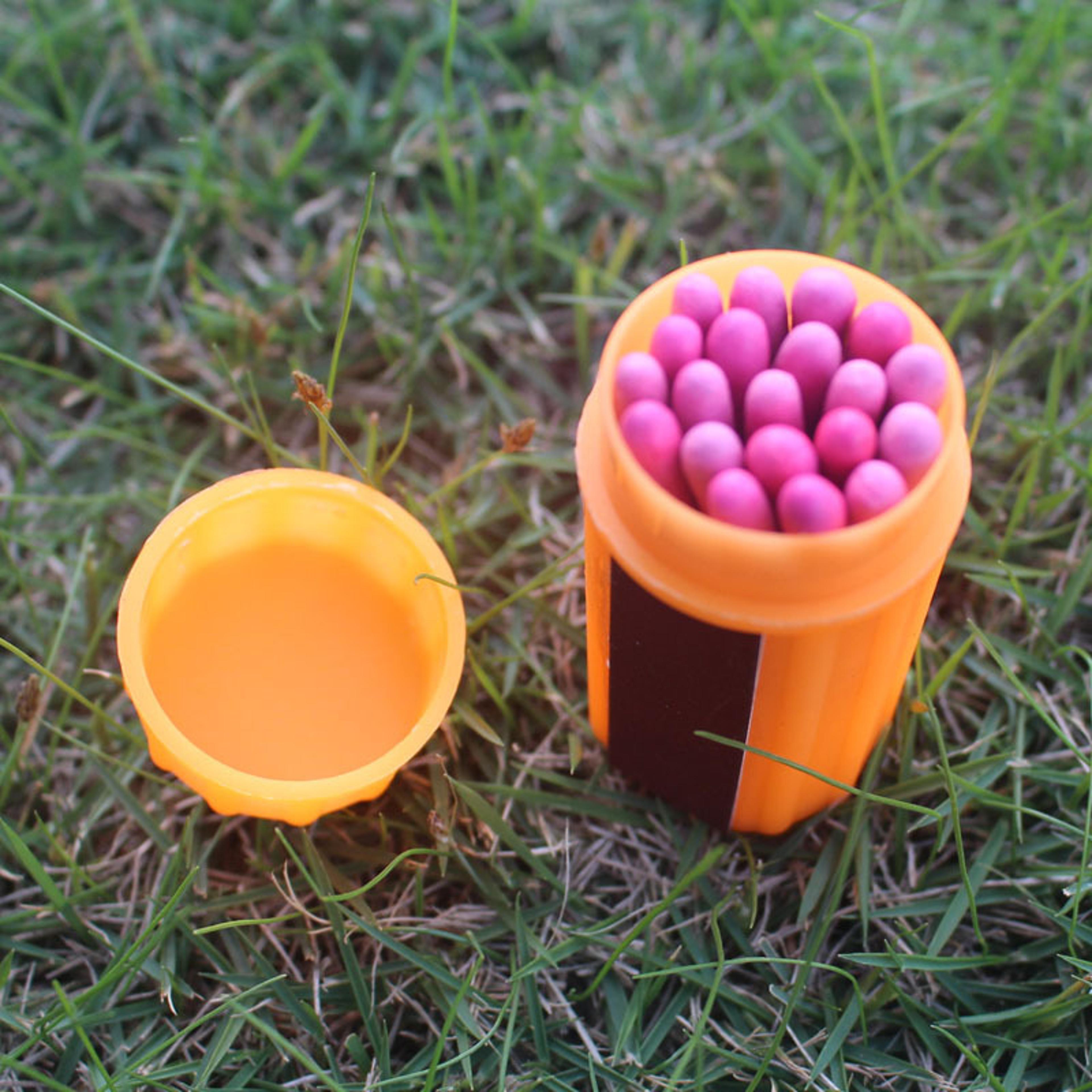 all weather survival fire starter with waterproof windproof matches