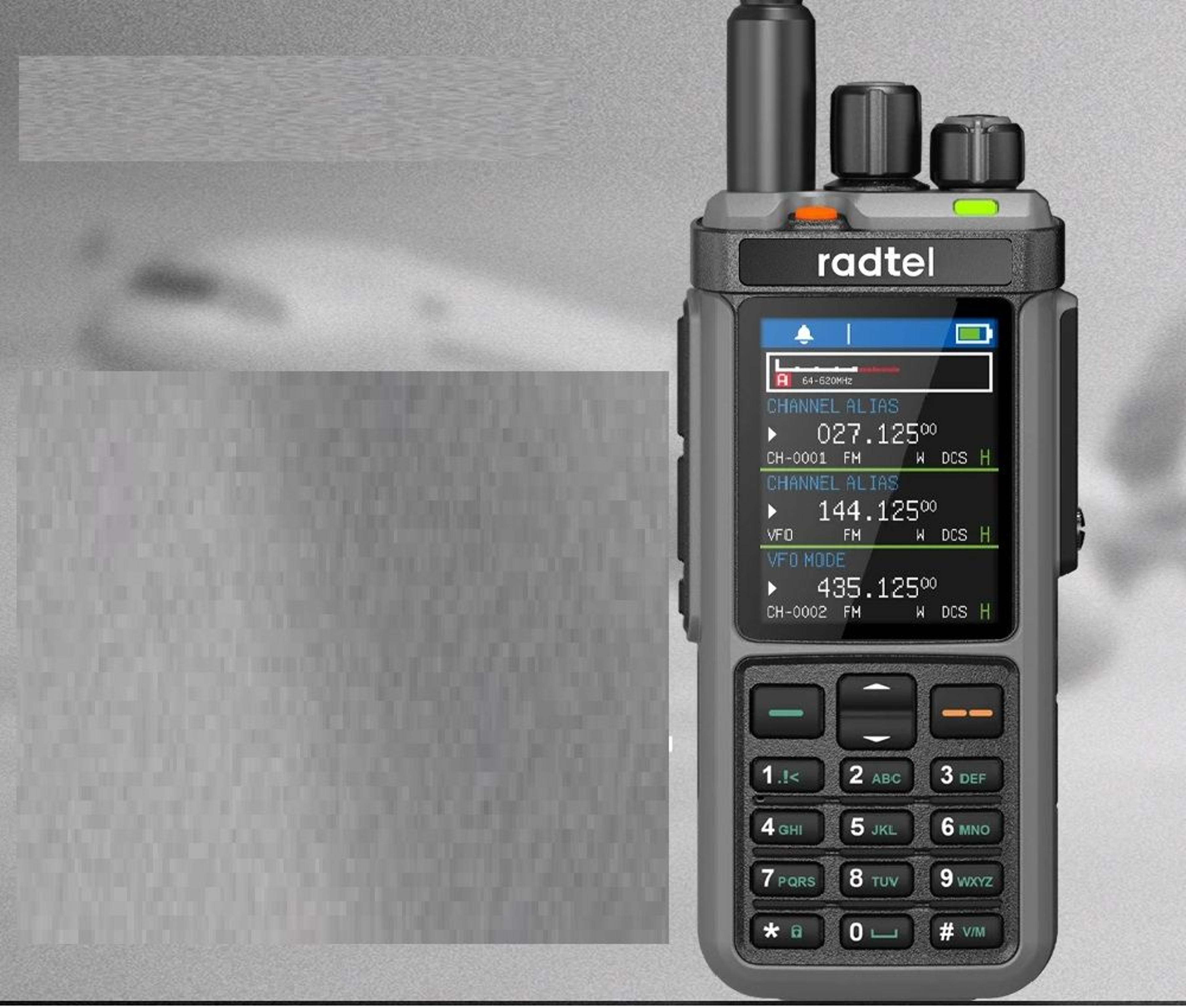 ham radio with cross band repeater, short wave hf ssb cb walkie talkie, usb-c