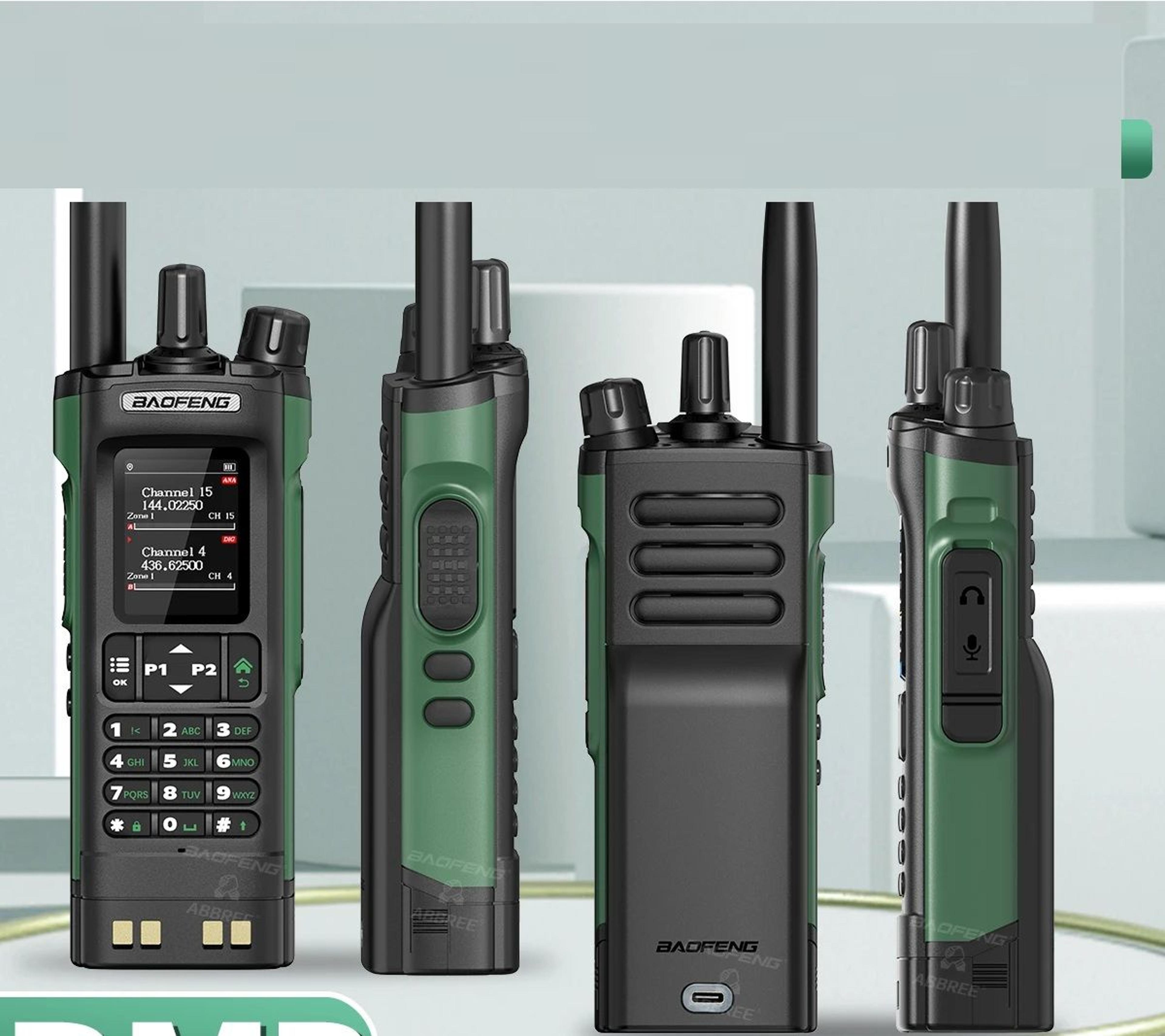 high performance gps aprs digital ham walkie talkie radio