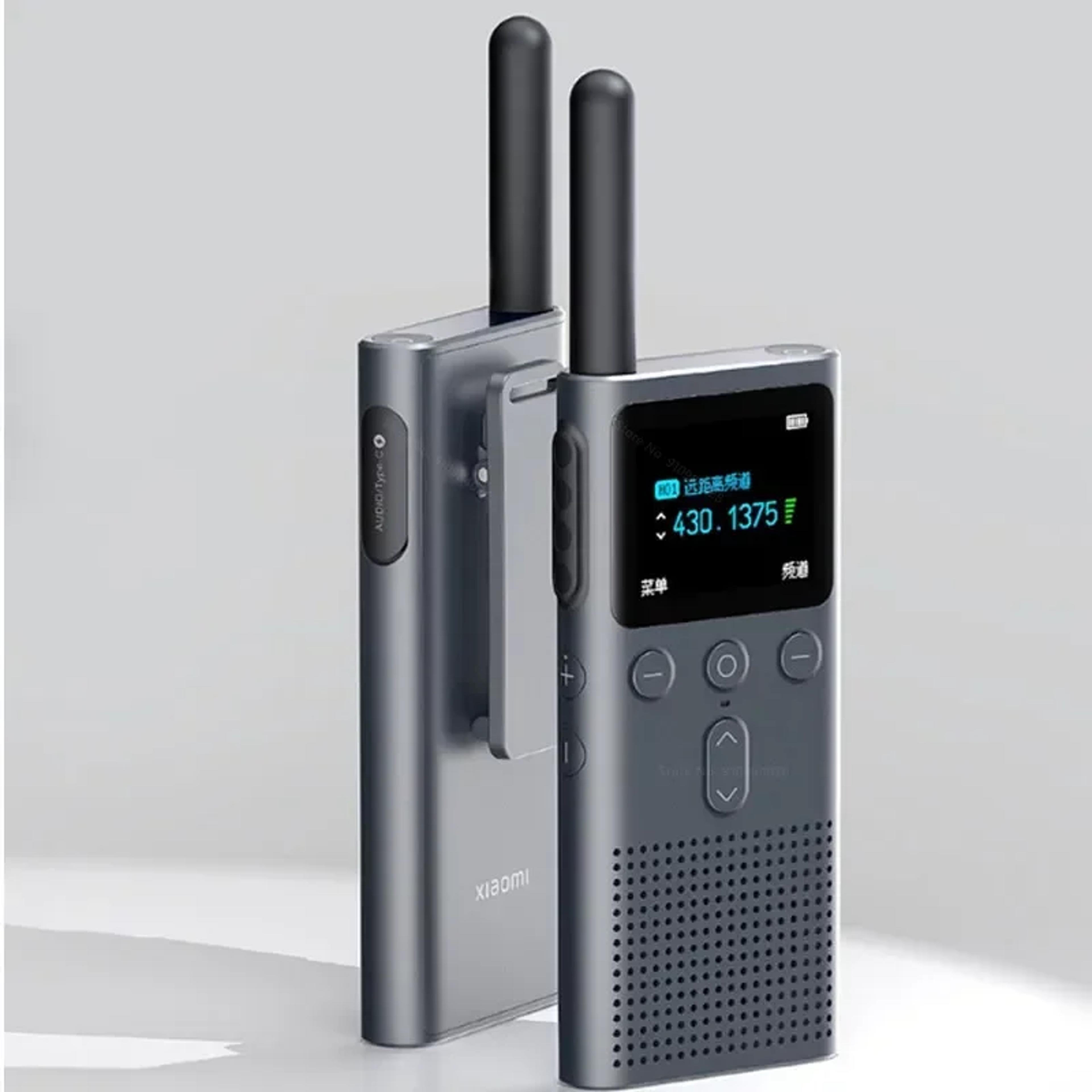 long range walkie talkie dual mode power two way radio with color screen