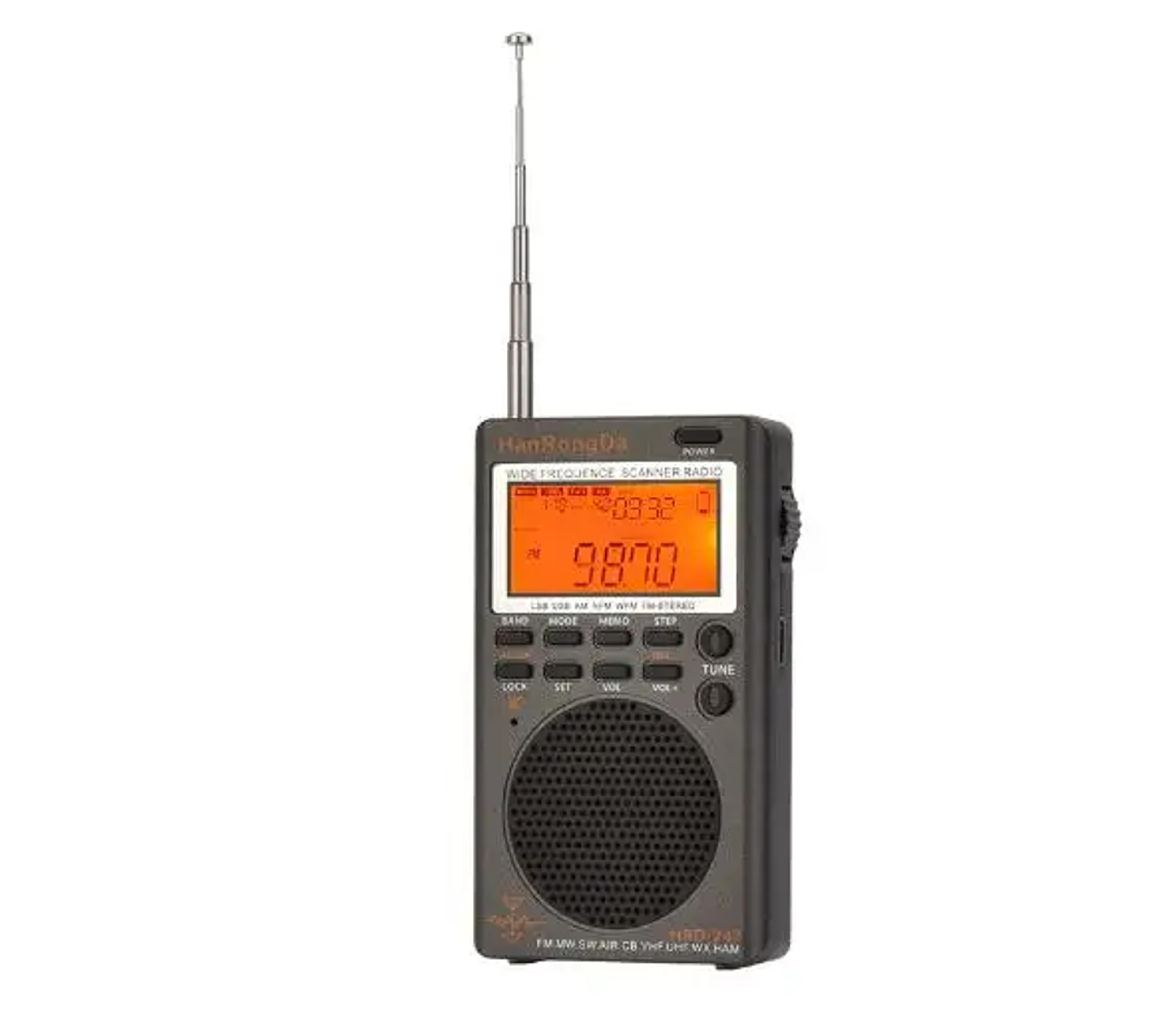 portable full band radio receiver with ssb shortwave multi band stereo