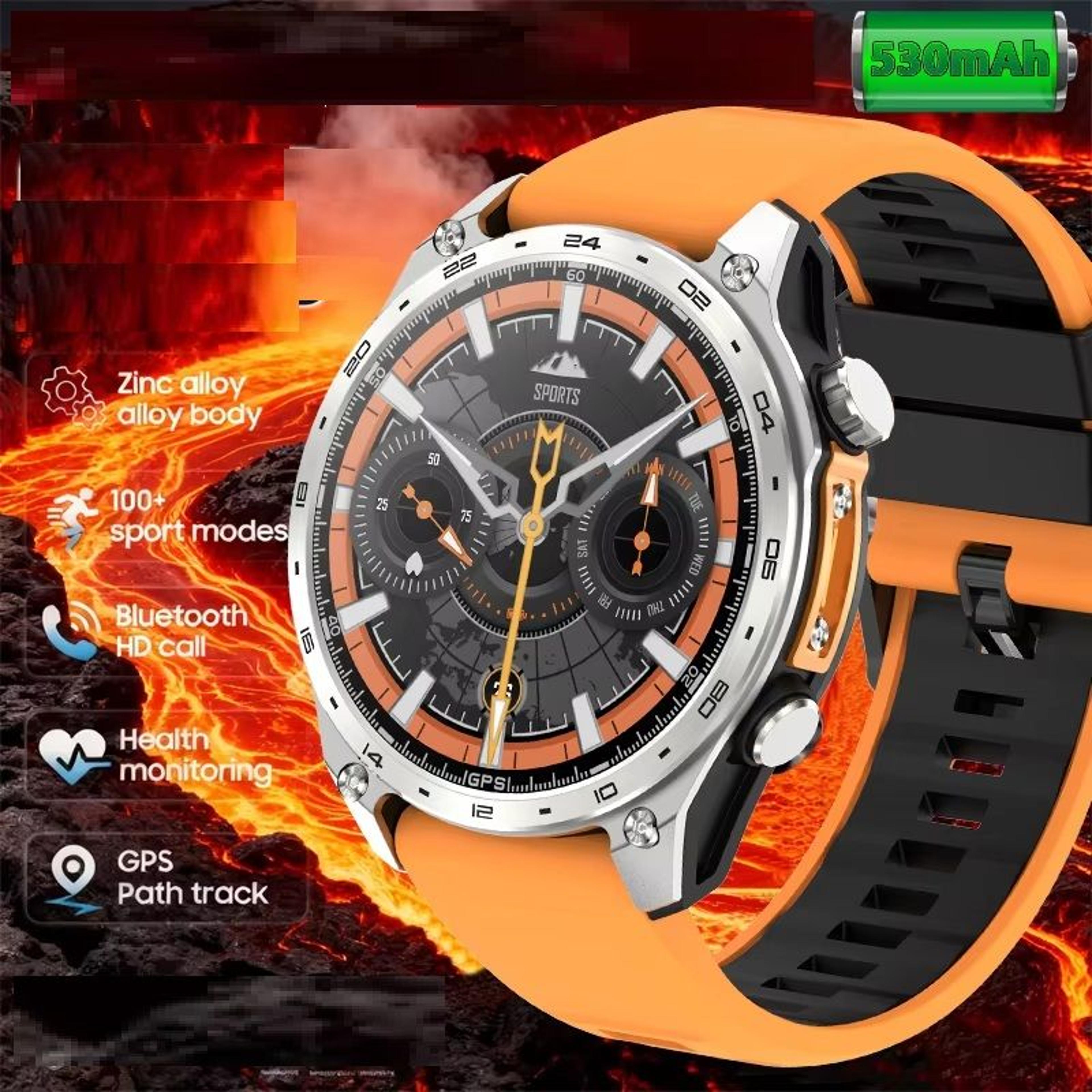 hd pro gps smart watch with offline maps, compass & altimeter for outdoor adventures