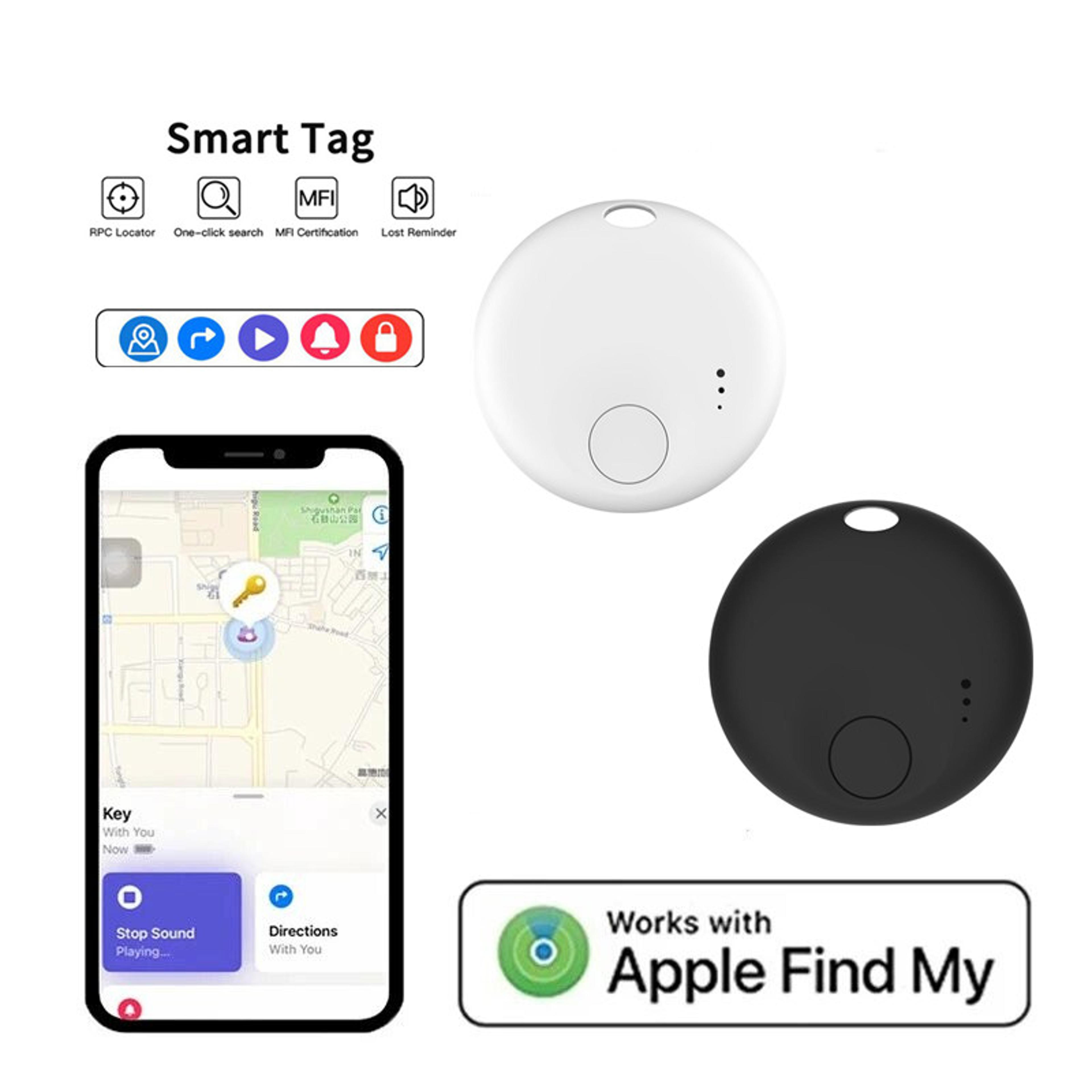 smart bluetooth tracker tag for ios find my key finder & item locator