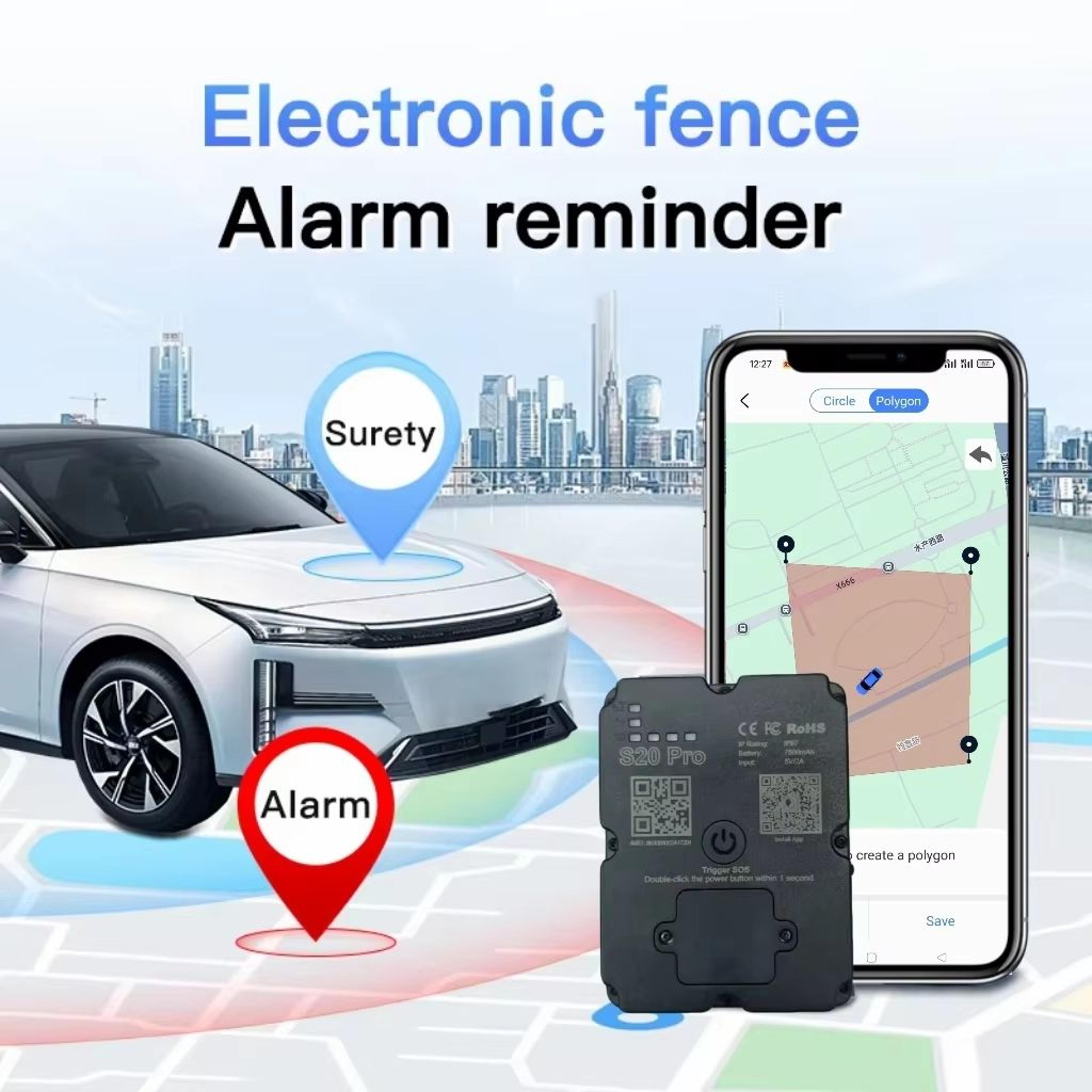 gps tracker magnetic car tracking device