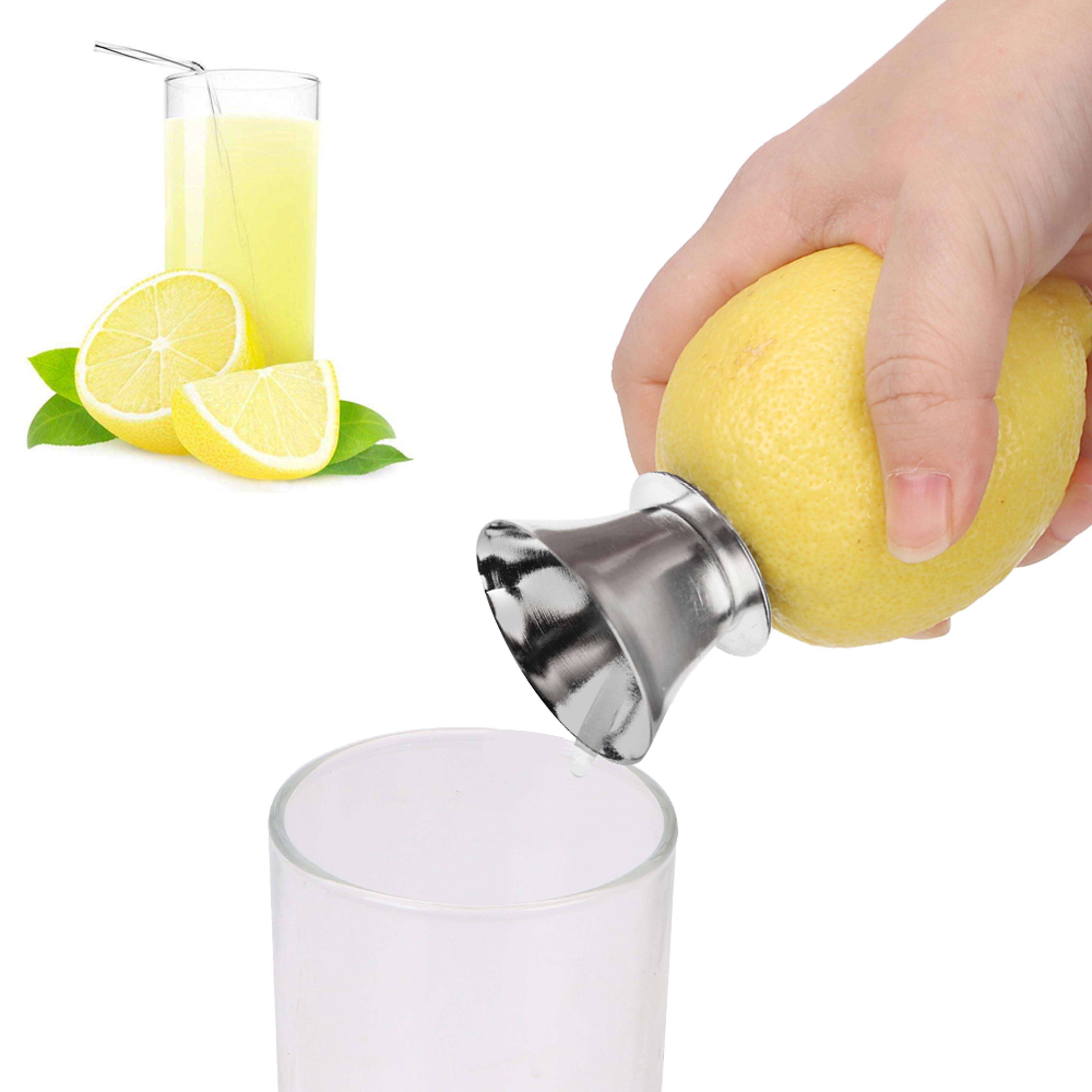 premium stainless steel lemon & citrus squeezer manual juicer tool