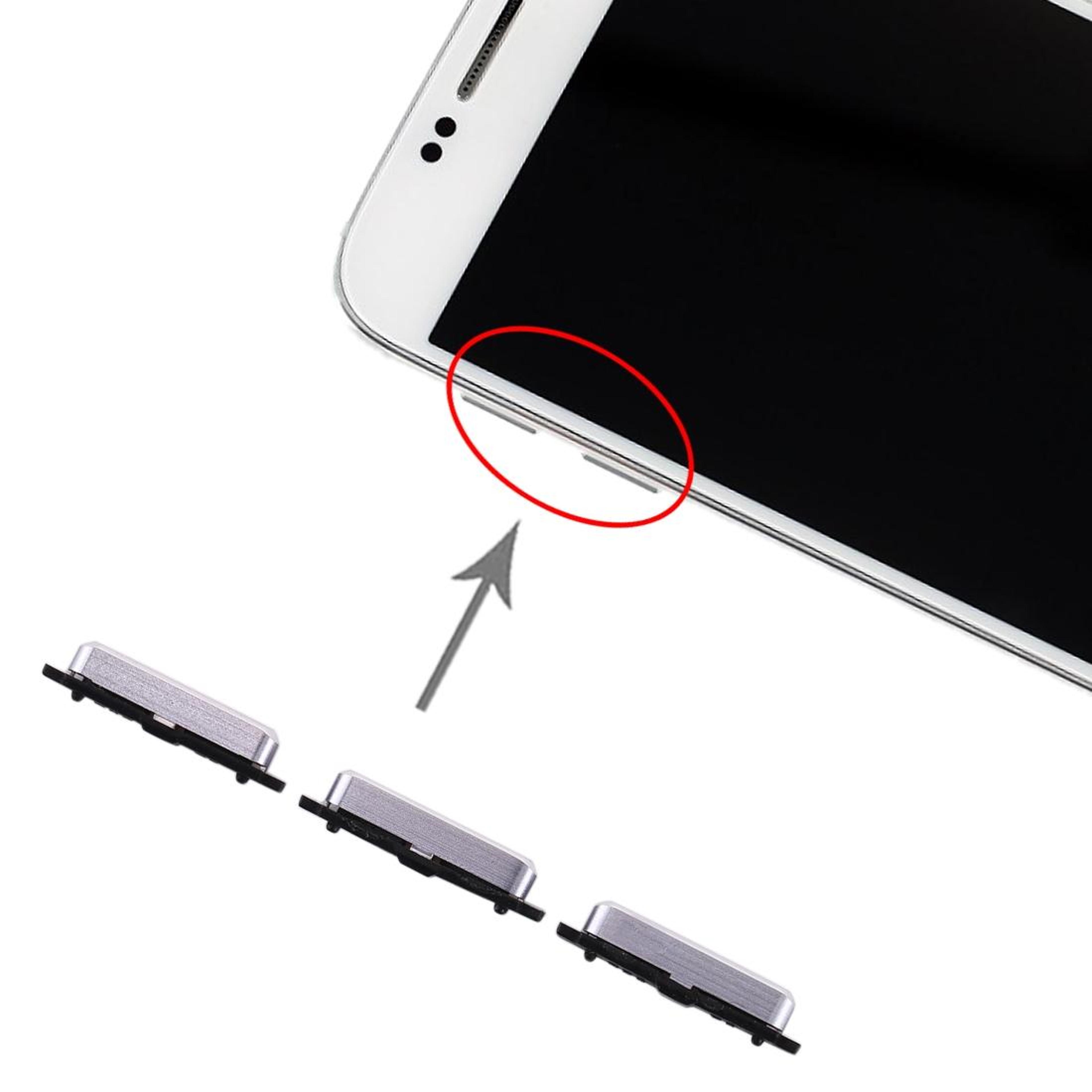 samsung galaxy tab s7 fe replacement power & volume button set, durable tablet repair parts
