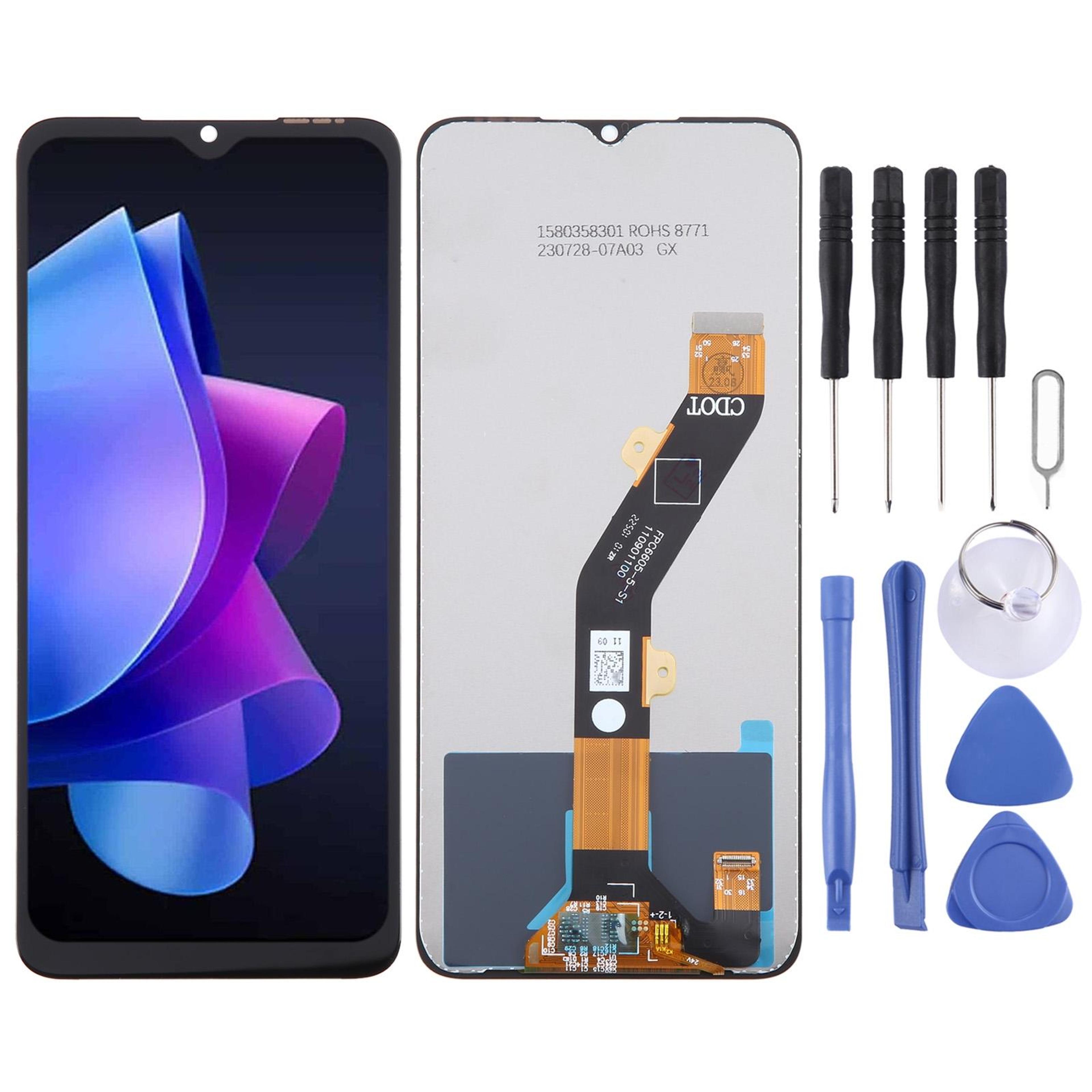 tecno spark go 2023 lcd screen replacement full assembly with touch digitizer
