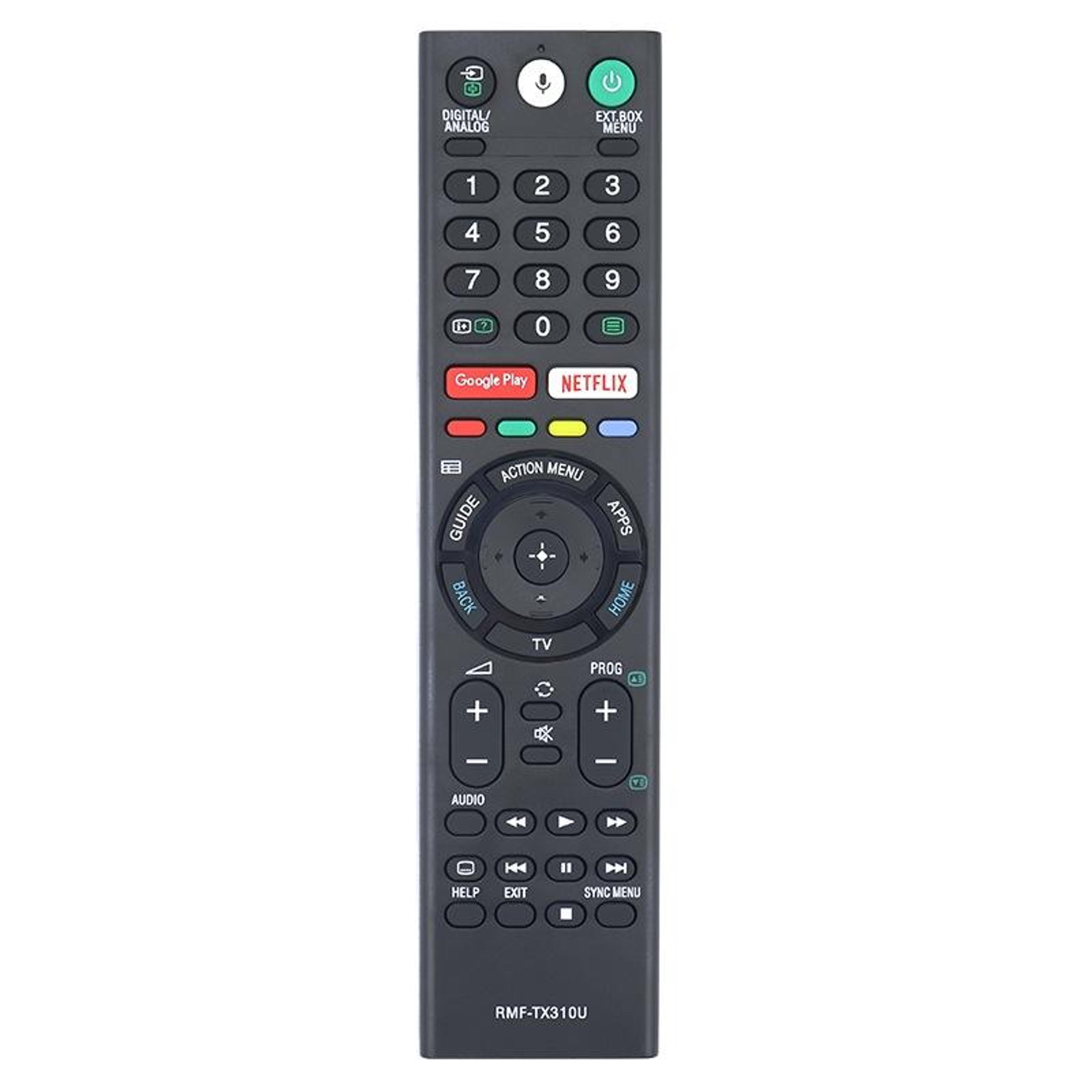 sony smart tv voice remote replacement for 4k led tvs with easy control & durable buttons