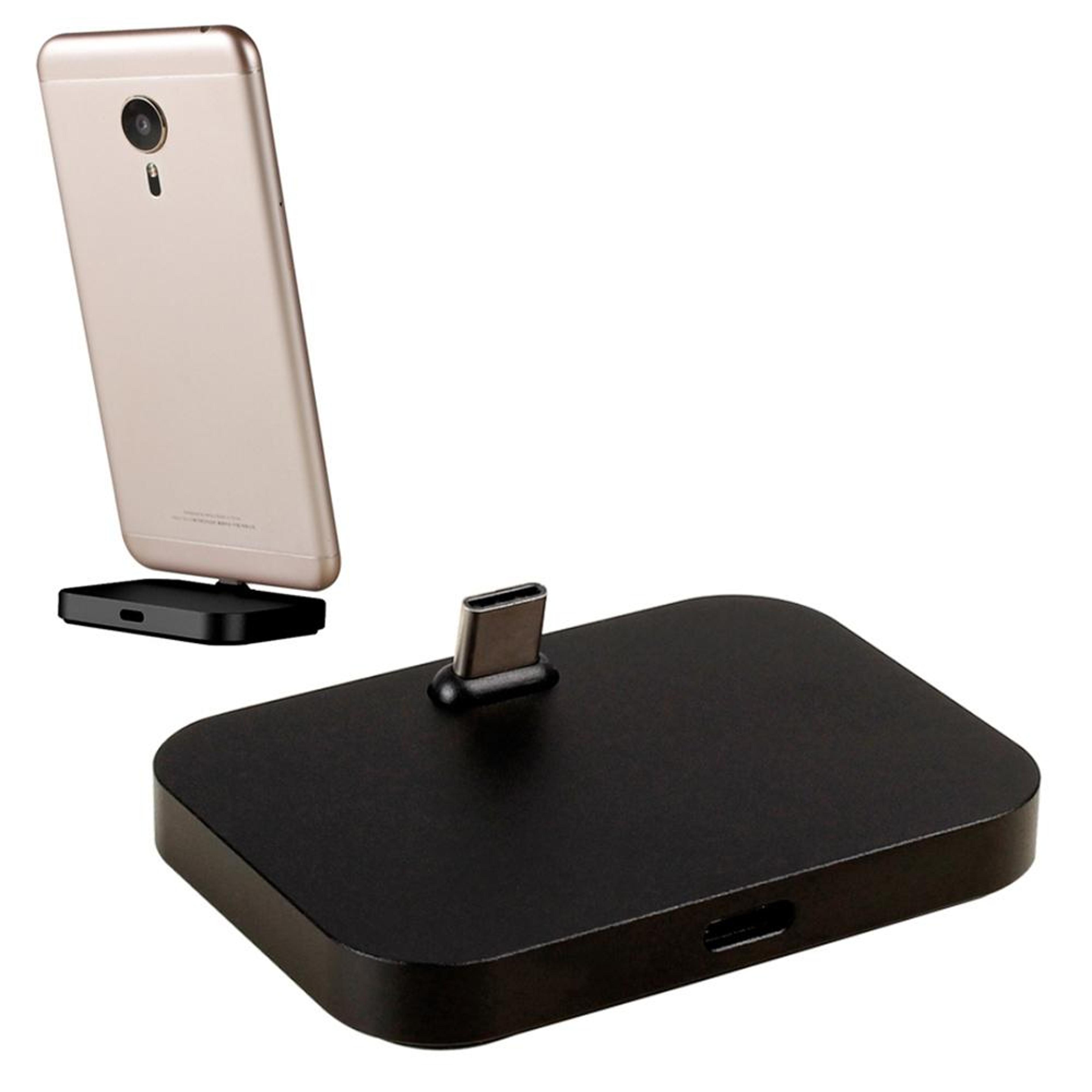 aluminum usb-c desktop charging dock stand fast charge station for smartphones