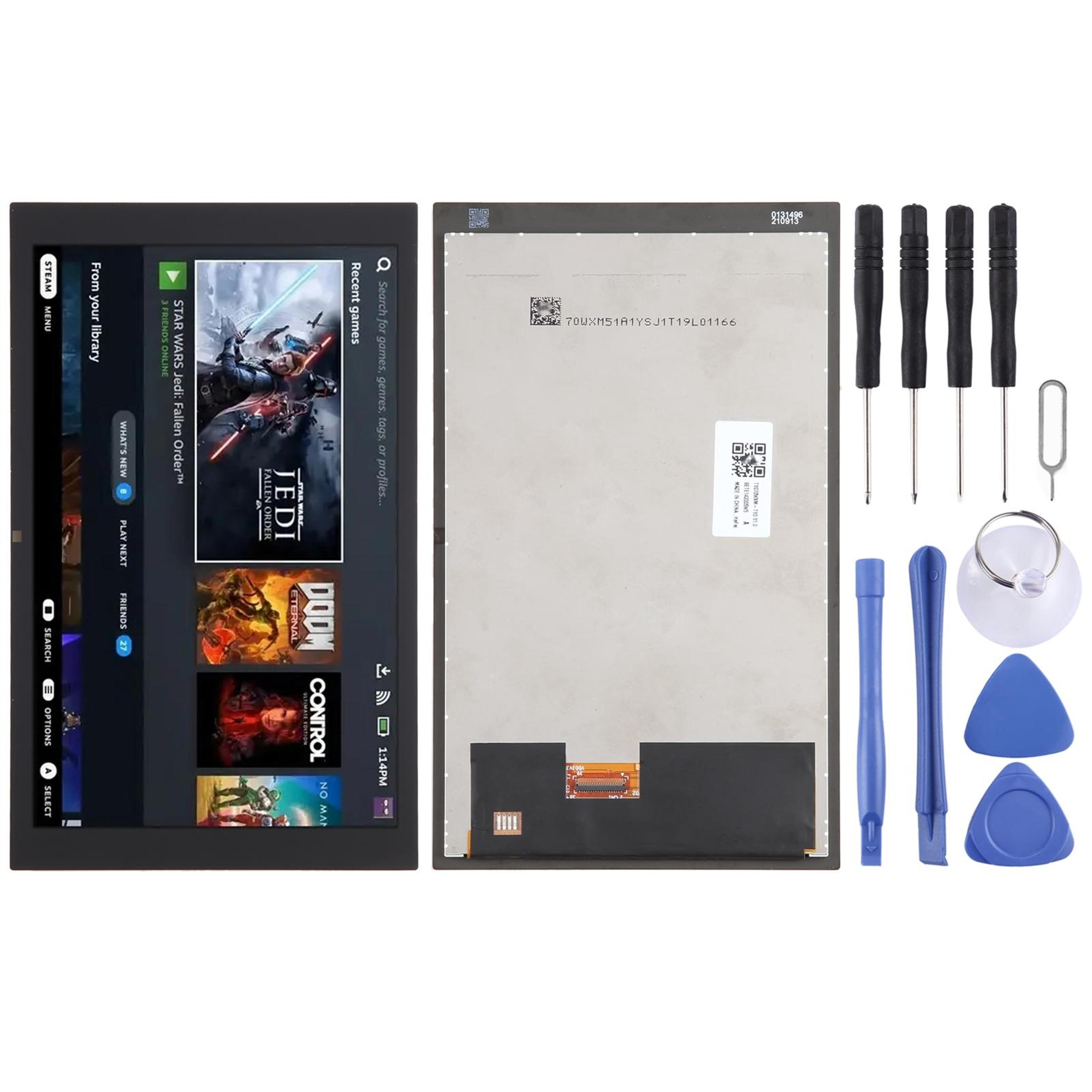 steam deck screen replacement lcd digitizer assembly full display repair kit