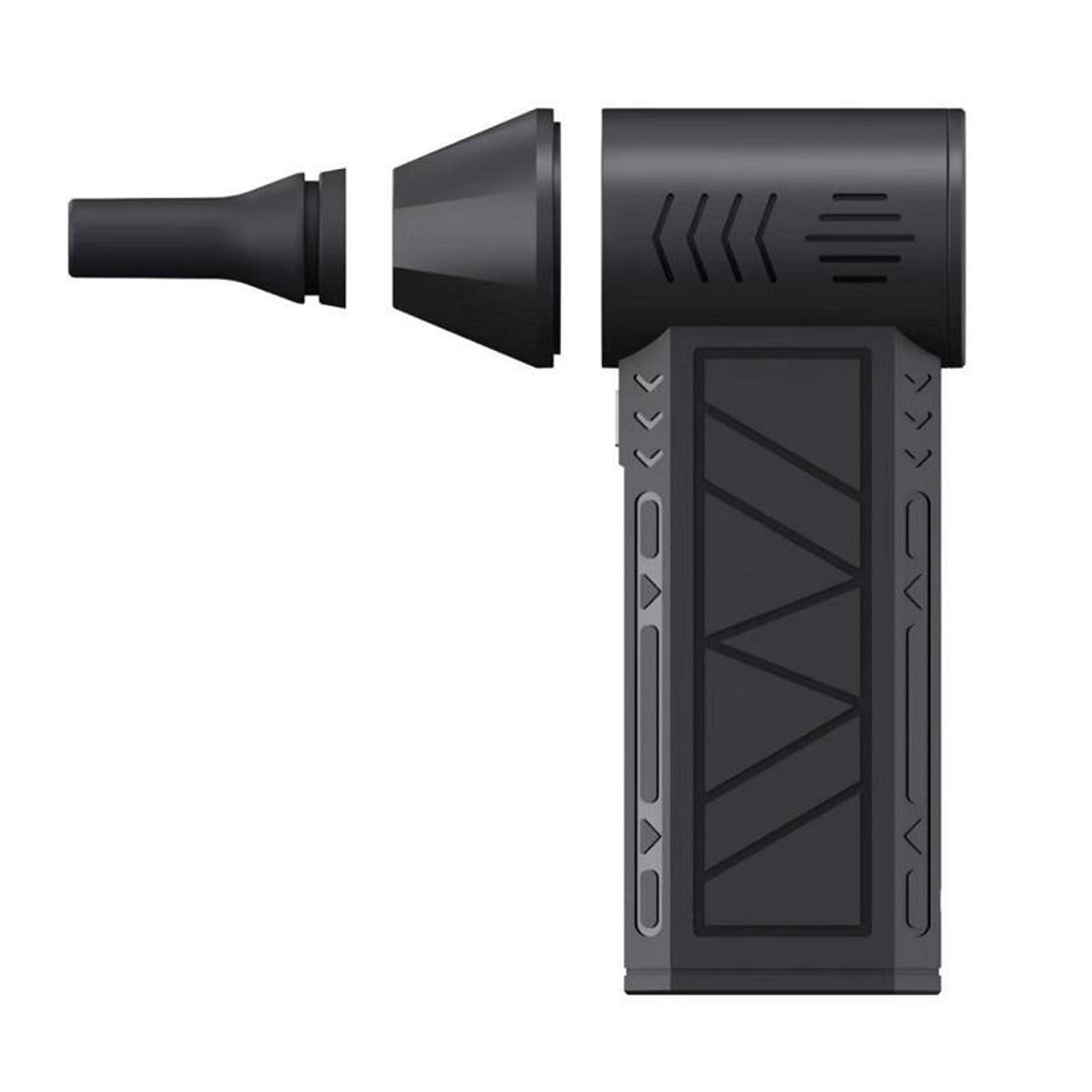 portable high speed air duster turbo fan with rechargeable battery & led light