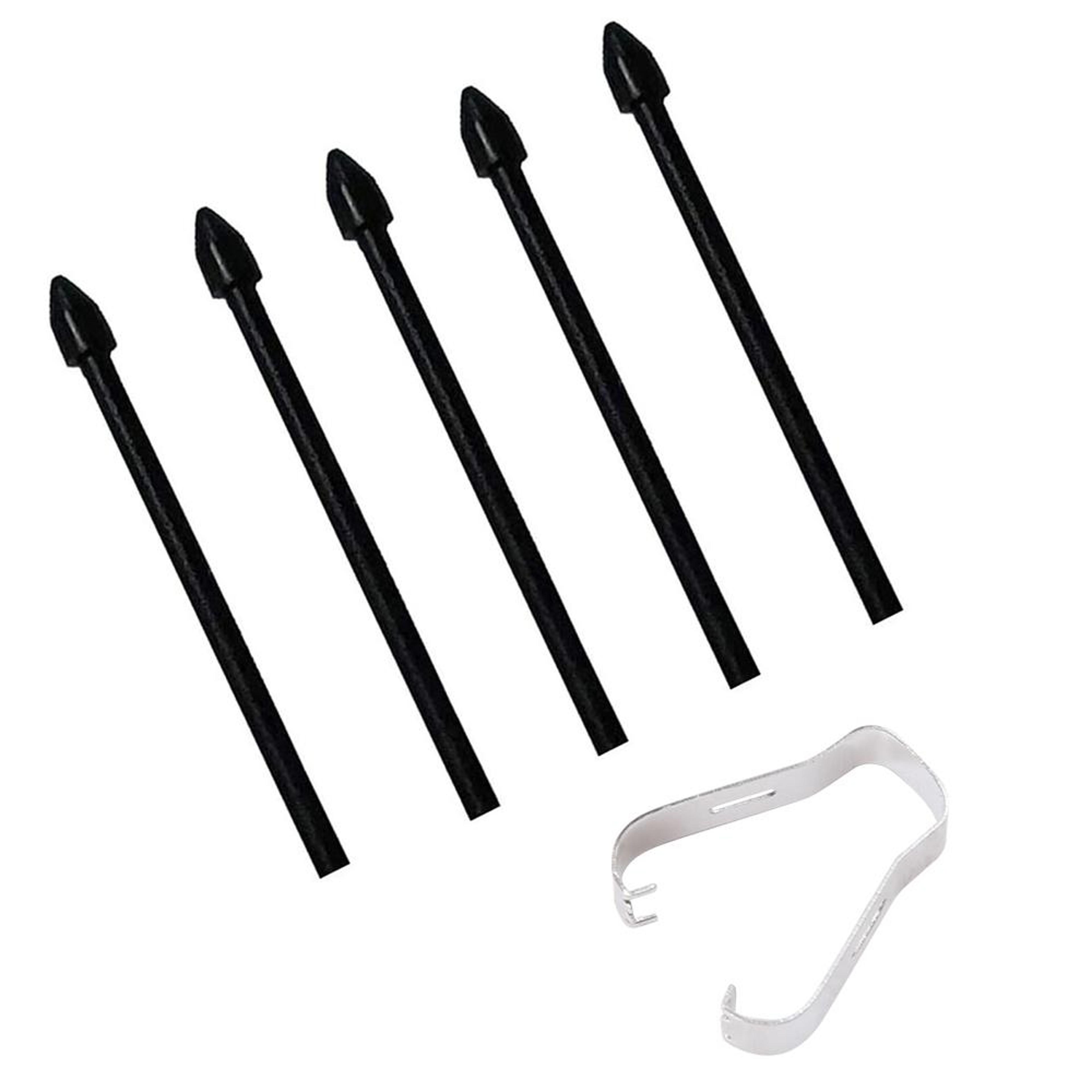 6-in-1 samsung s pen replacement tips kit high precision stylus pen nibs for galaxy tab & note