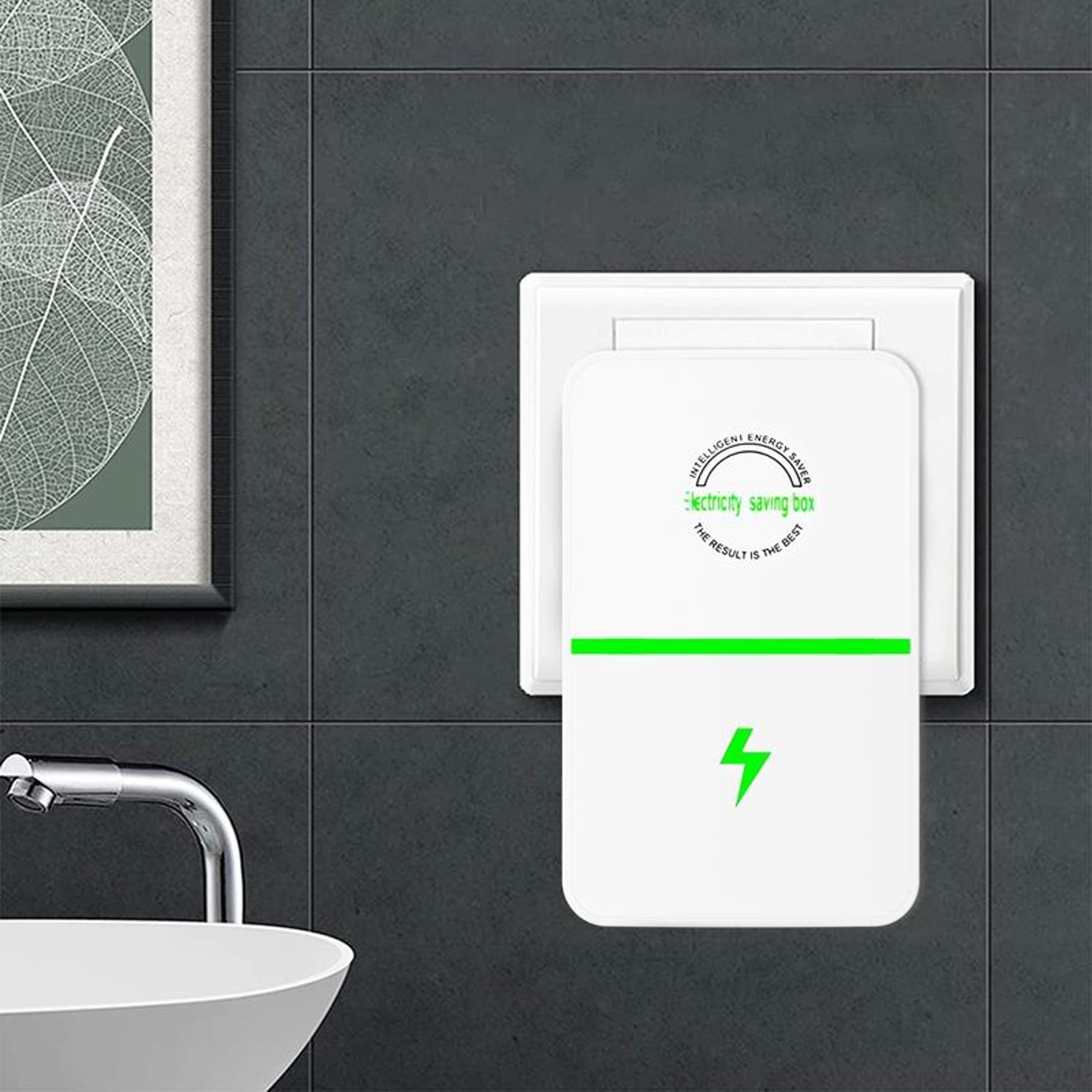 smart plug-in electric energy saver voltage stabilizer for home power protection