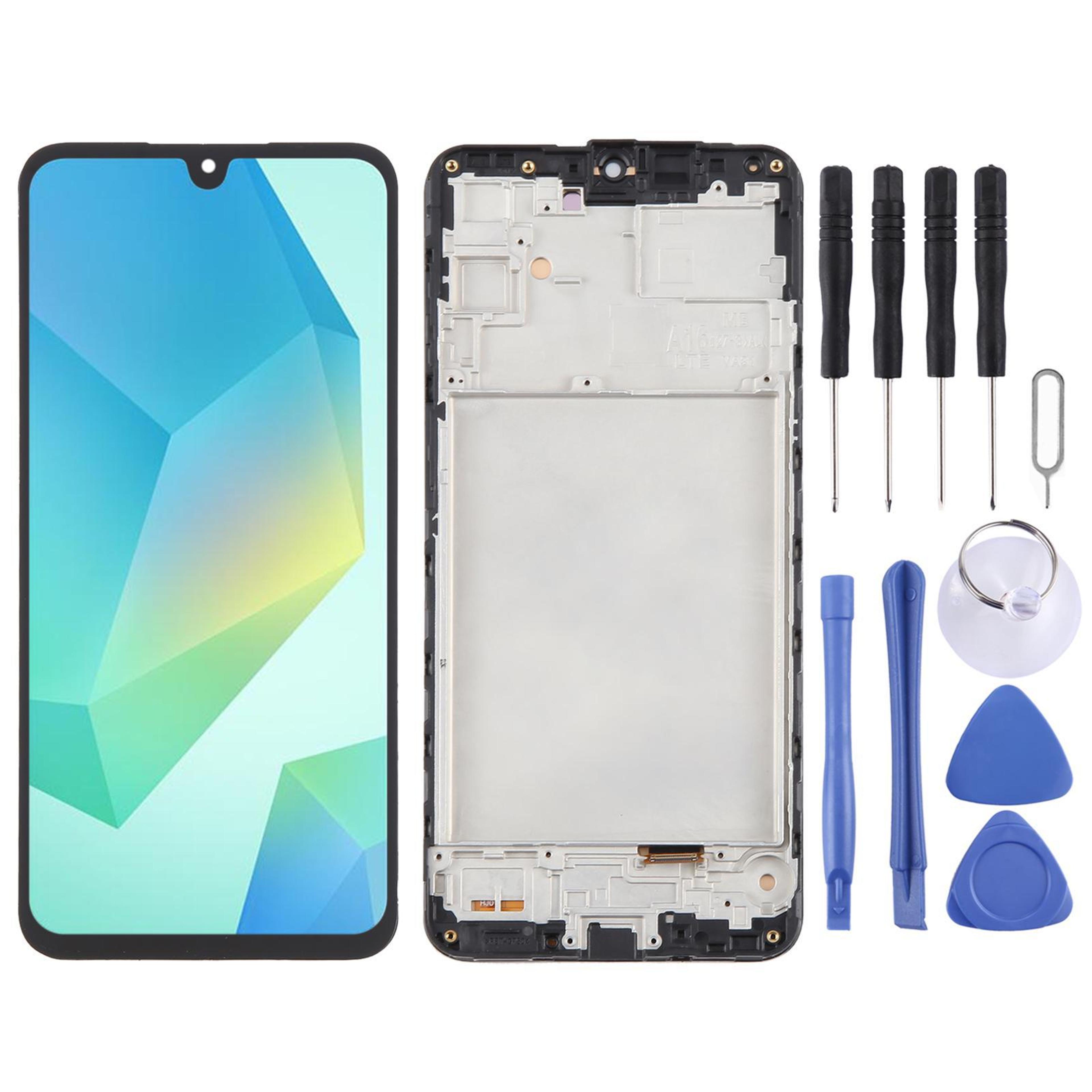 samsung galaxy a16 4g oled screen replacement with frame full assembly touch digitizer