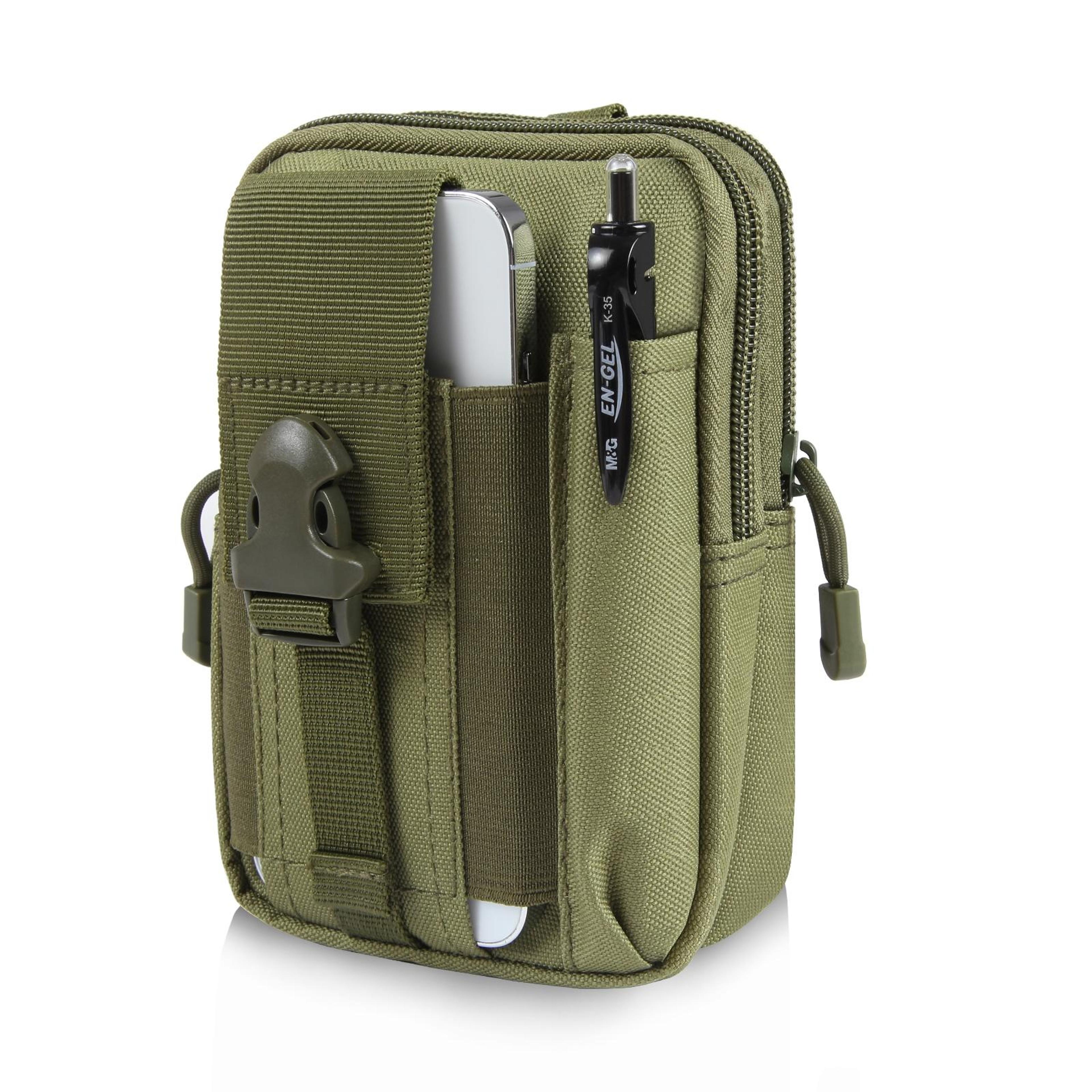 tactical waist bag phone holder durable hiking waist bag outdoor utility pouch