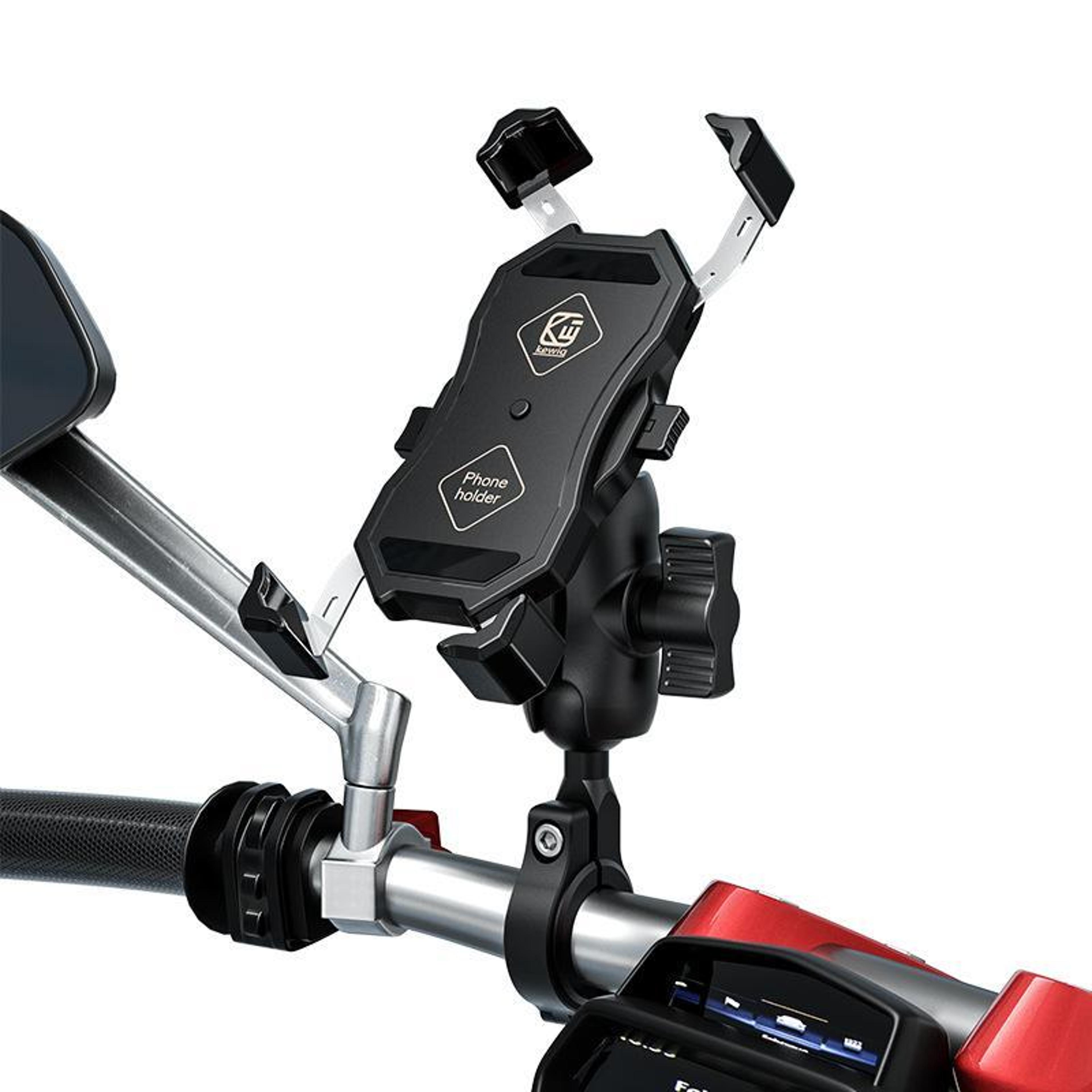 motorcycle phone mount elevated bike navigation holder